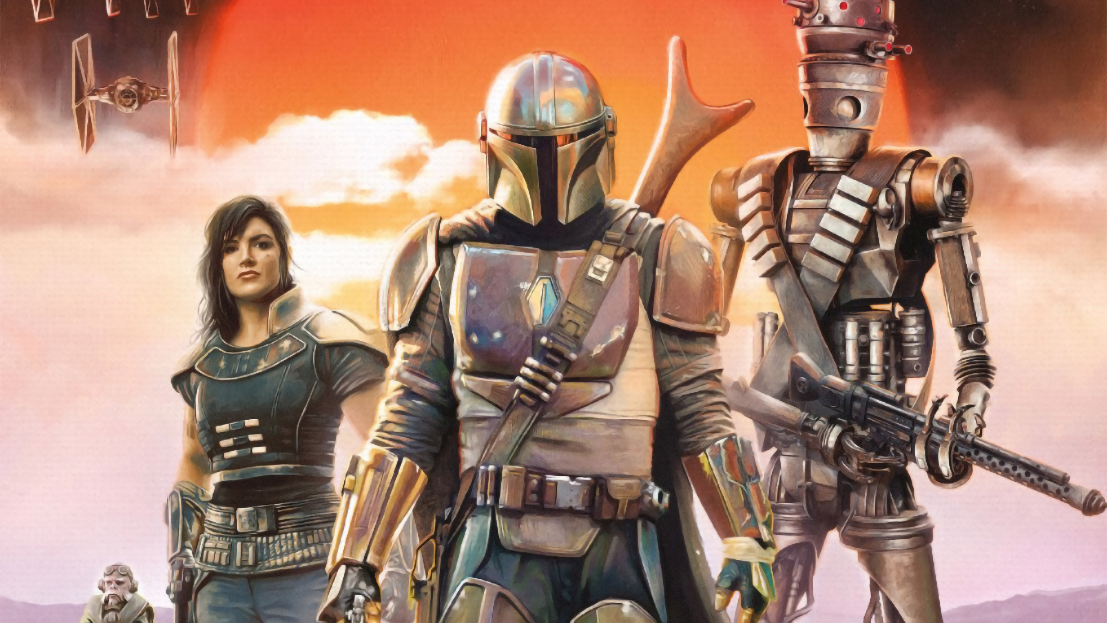 The Mandalorian Poster 4K HD Wallpaper
