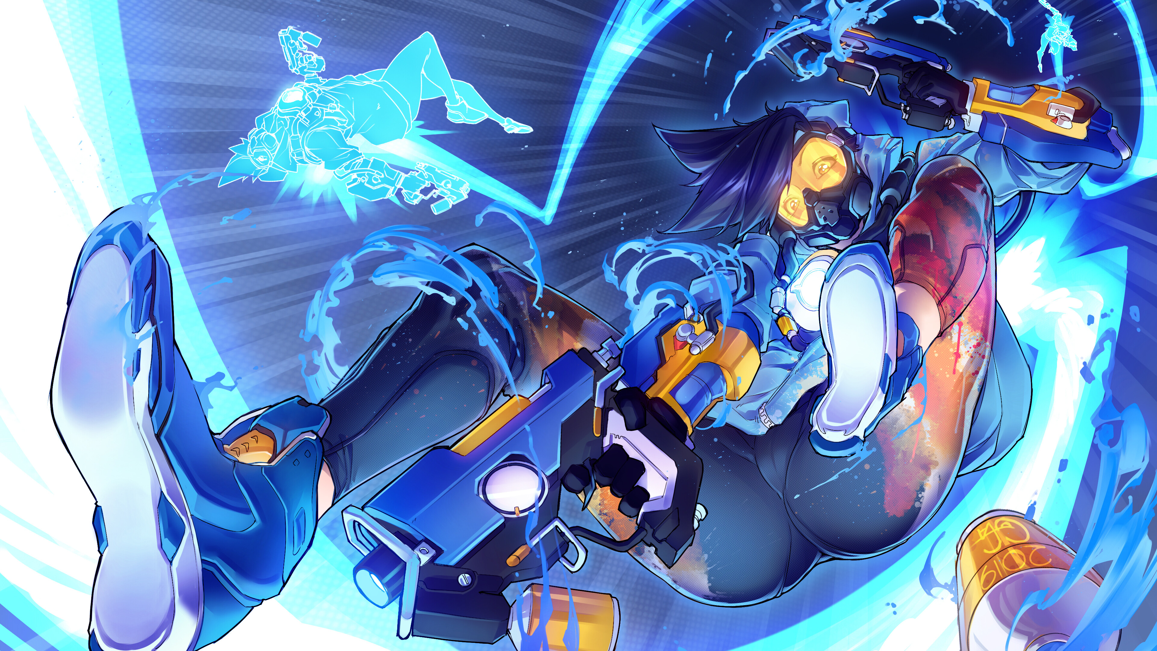 Tracer from Overwatch 4K HD Wallpaper