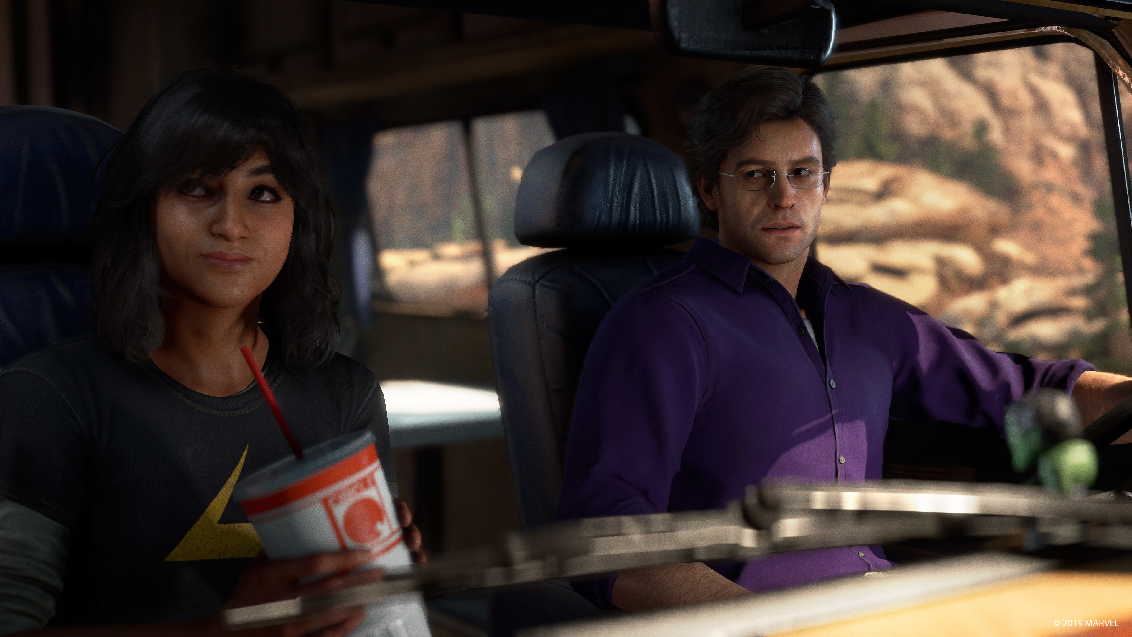 Kamala Khan and Bruce Banner from Marvel's Avengers 4K HD Wallpaper