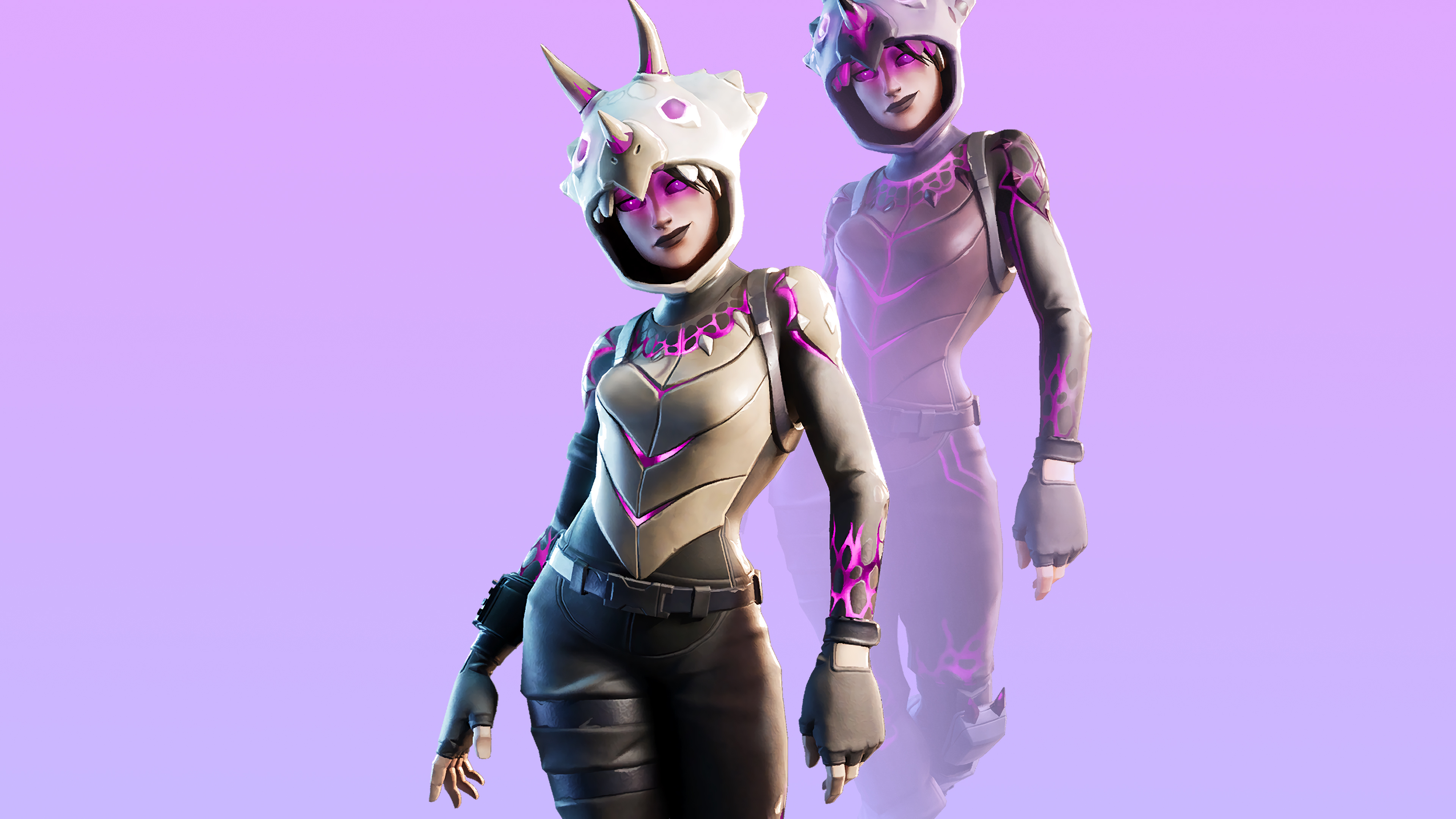 Dark Tricera Ops from Fortnite 4K HD Wallpaper