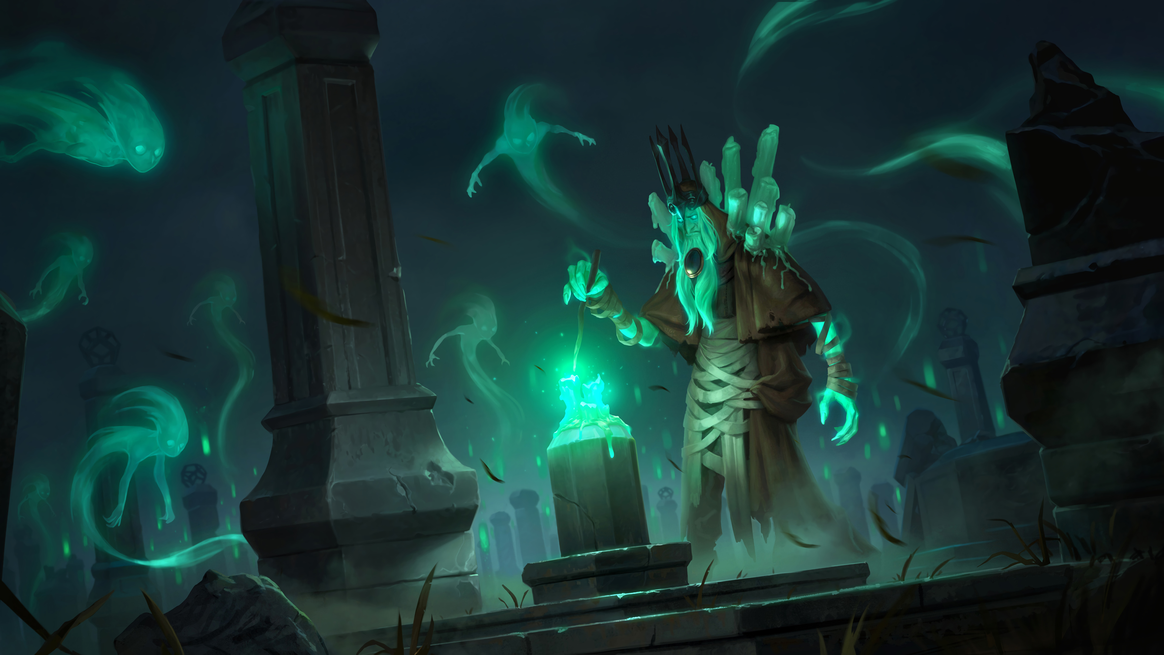 The Rekindler from Legends of Runeterra 4K HD Wallpaper