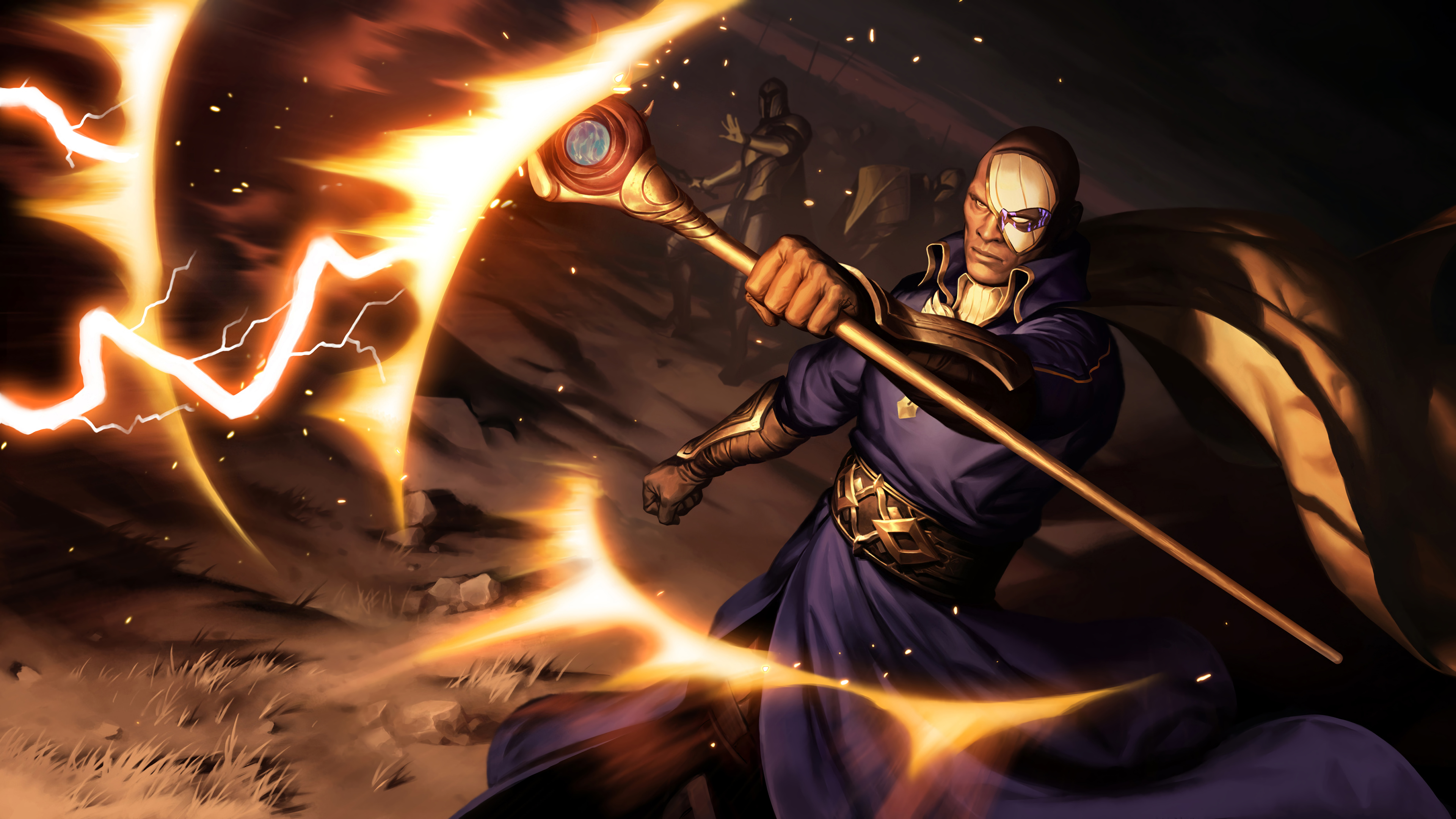 Mageseeker Inciter from Legends of Runeterra 4K HD Wallpaper