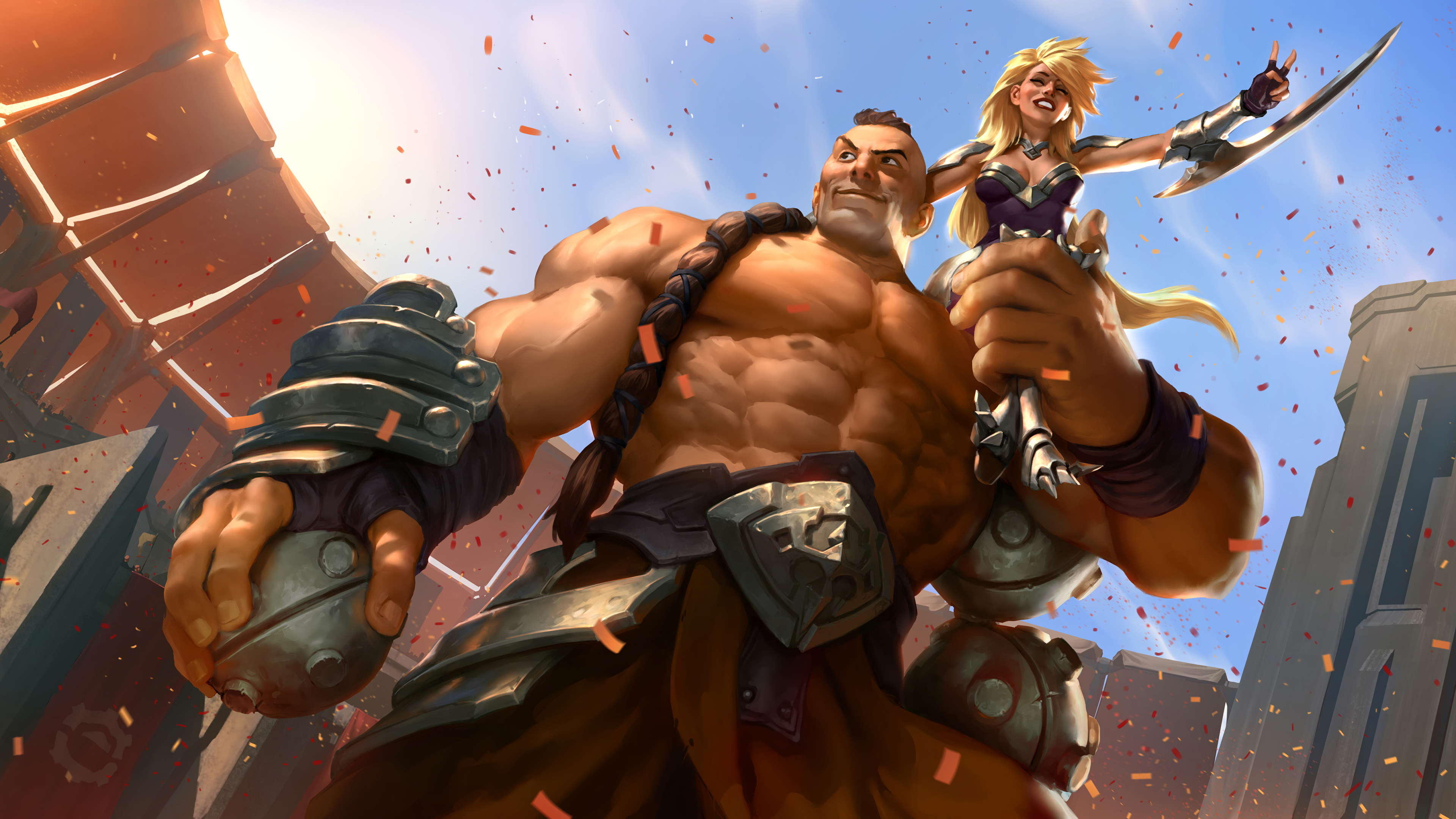 Kato The Arm from Legends of Runeterra 4K HD Wallpaper