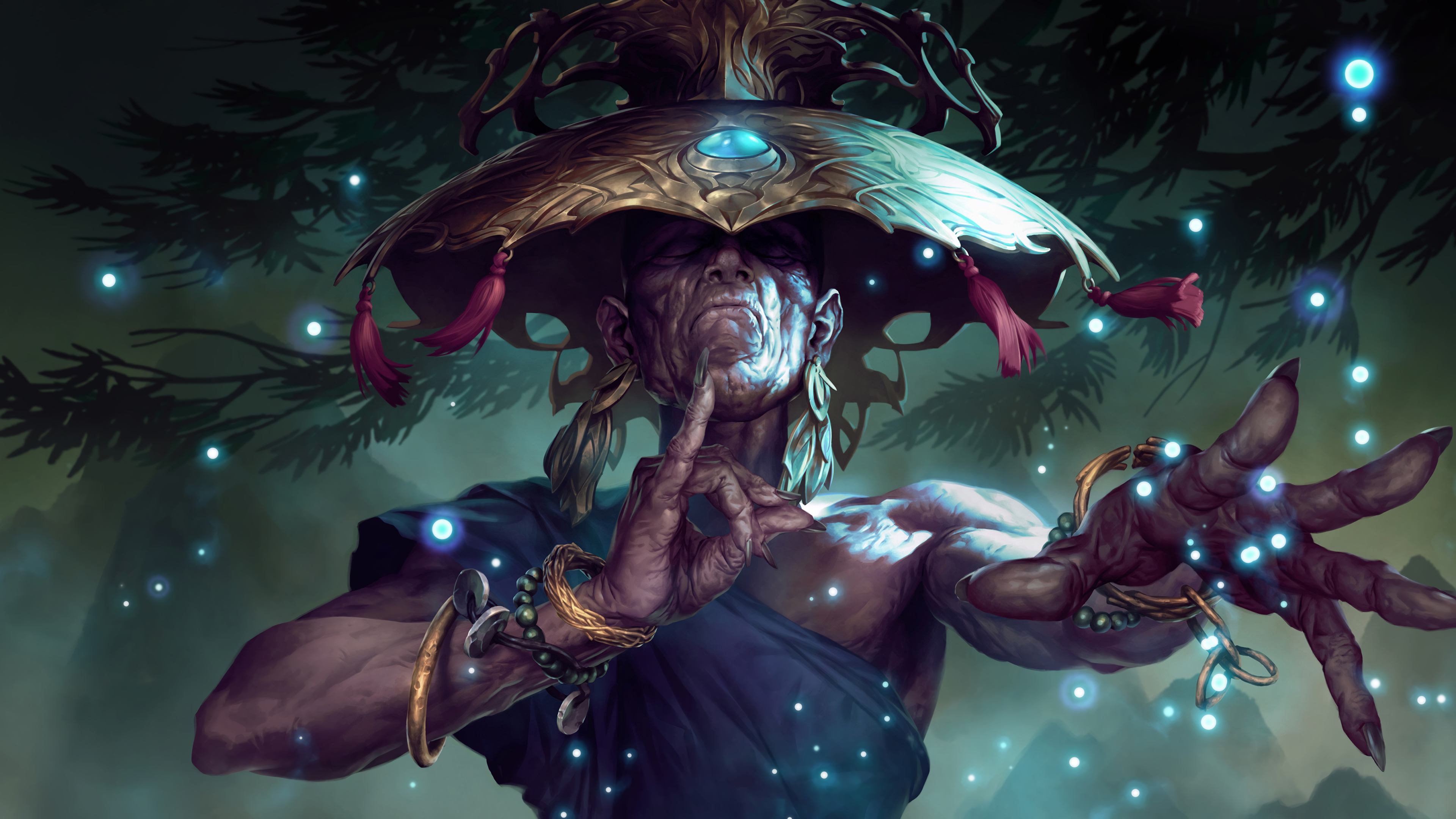 Greenglade Elder from Legends of Runeterra 4K HD Wallpaper