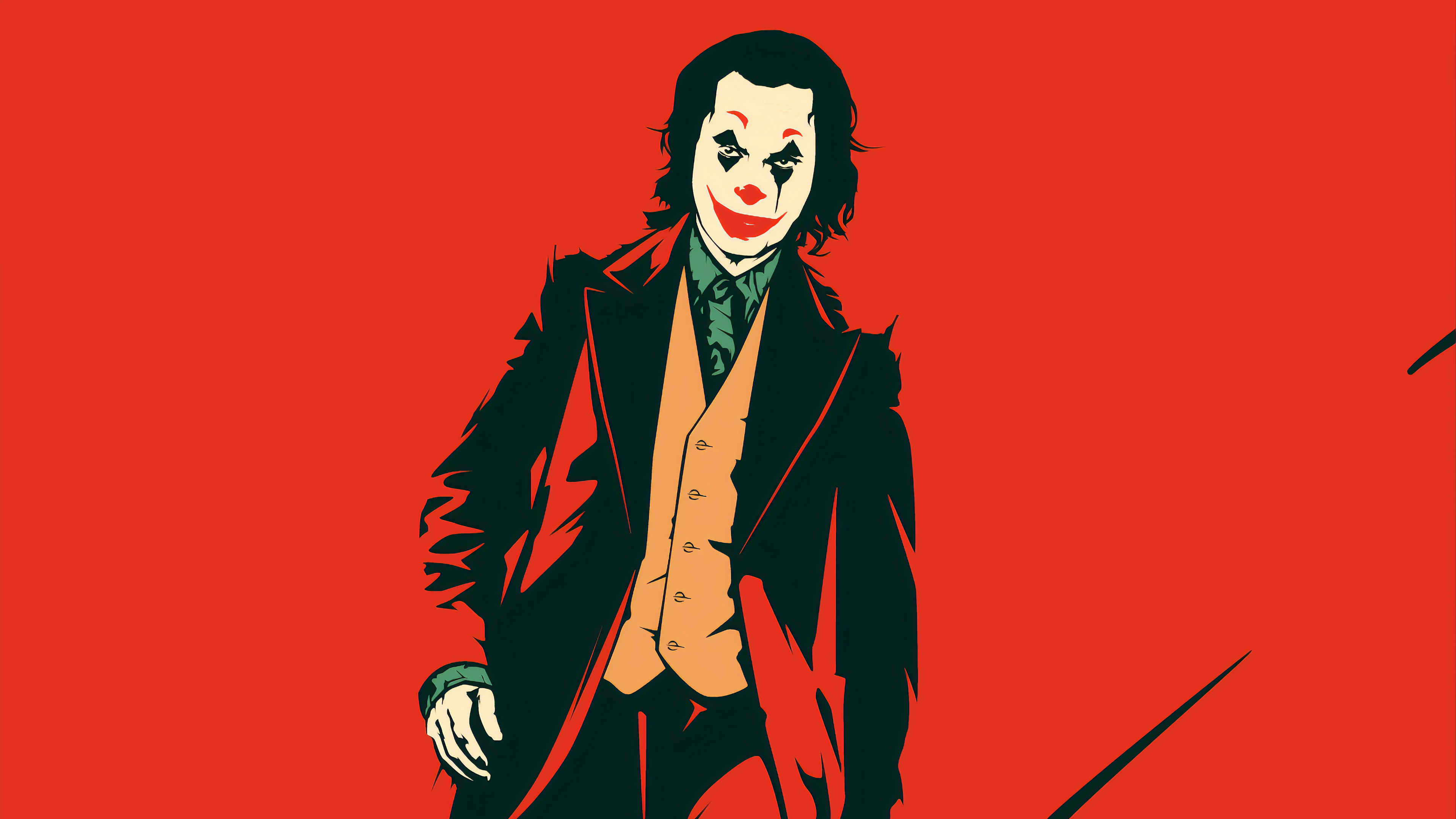 Joker from Movie 4K HD Wallpaper