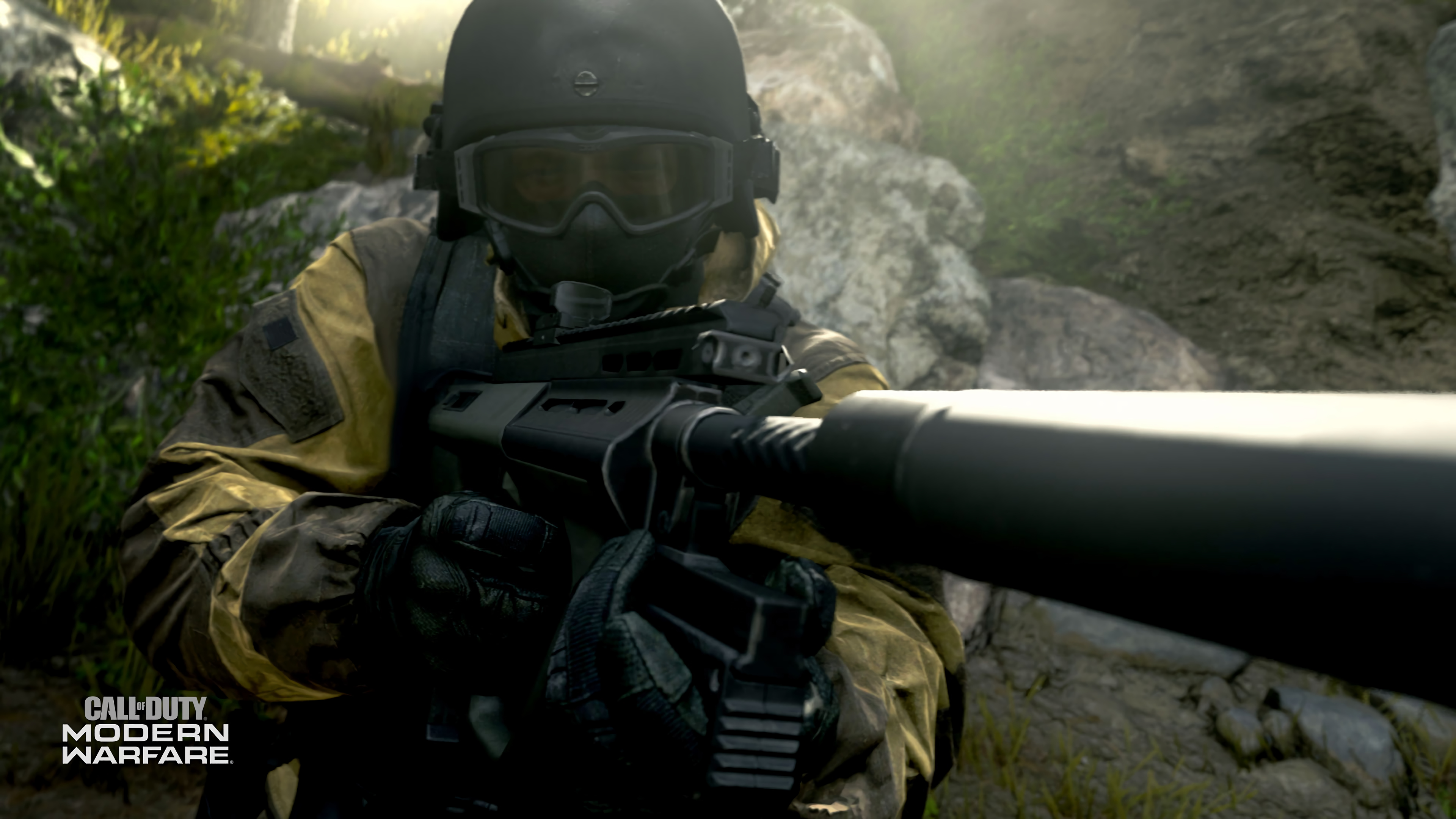 Soldier with rifle in Call of Duty Modern Warfare 4K HD Wallpaper