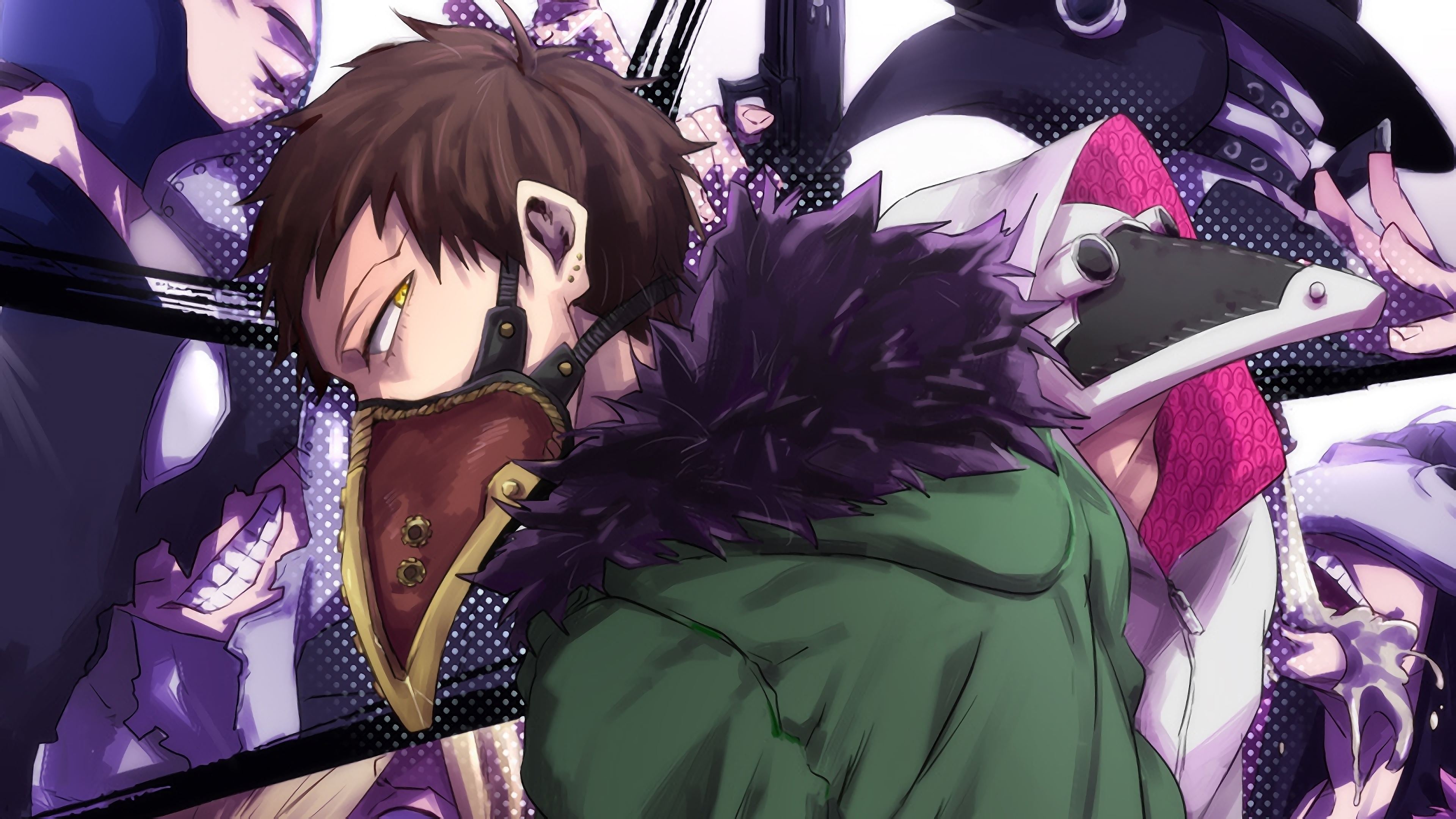 Overhaul from My Hero Academia with mask HD Wallpaper