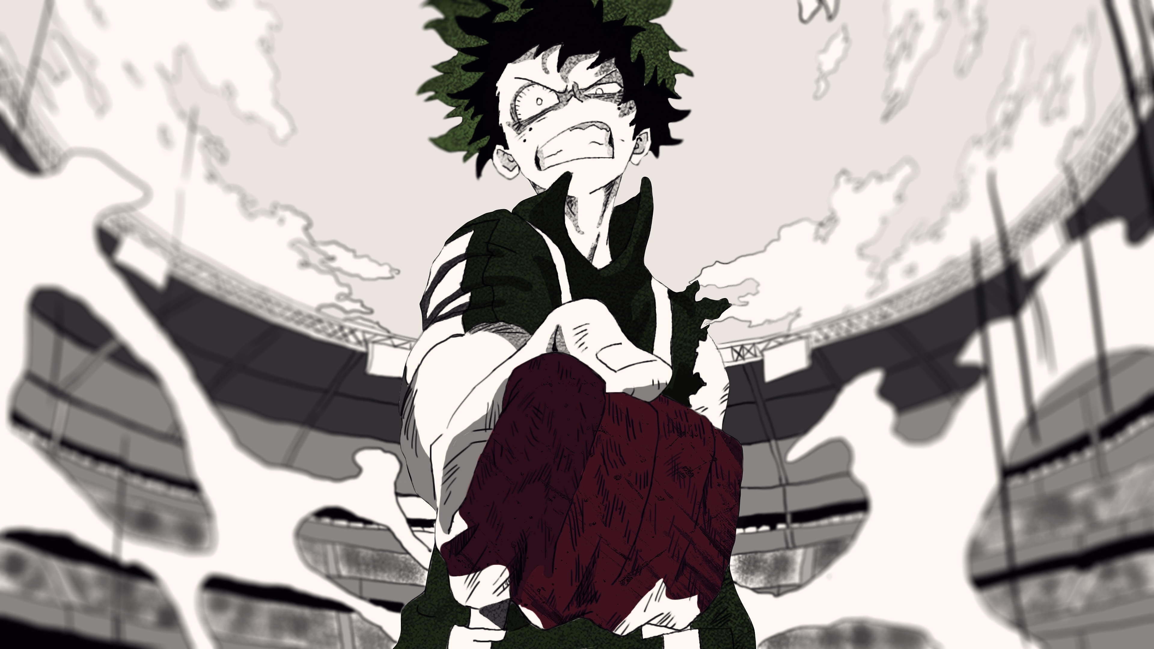 Izuku Midoriya from My Hero Academia 4K HD Wallpaper