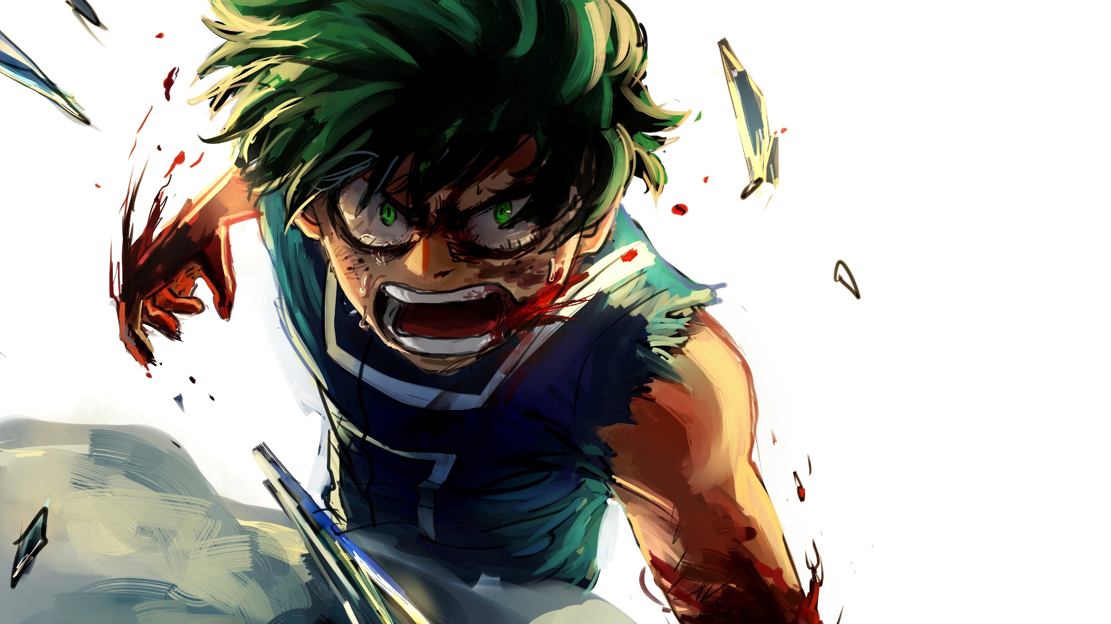 Izuku Midoriya from My Hero Academia 4K HD Wallpaper