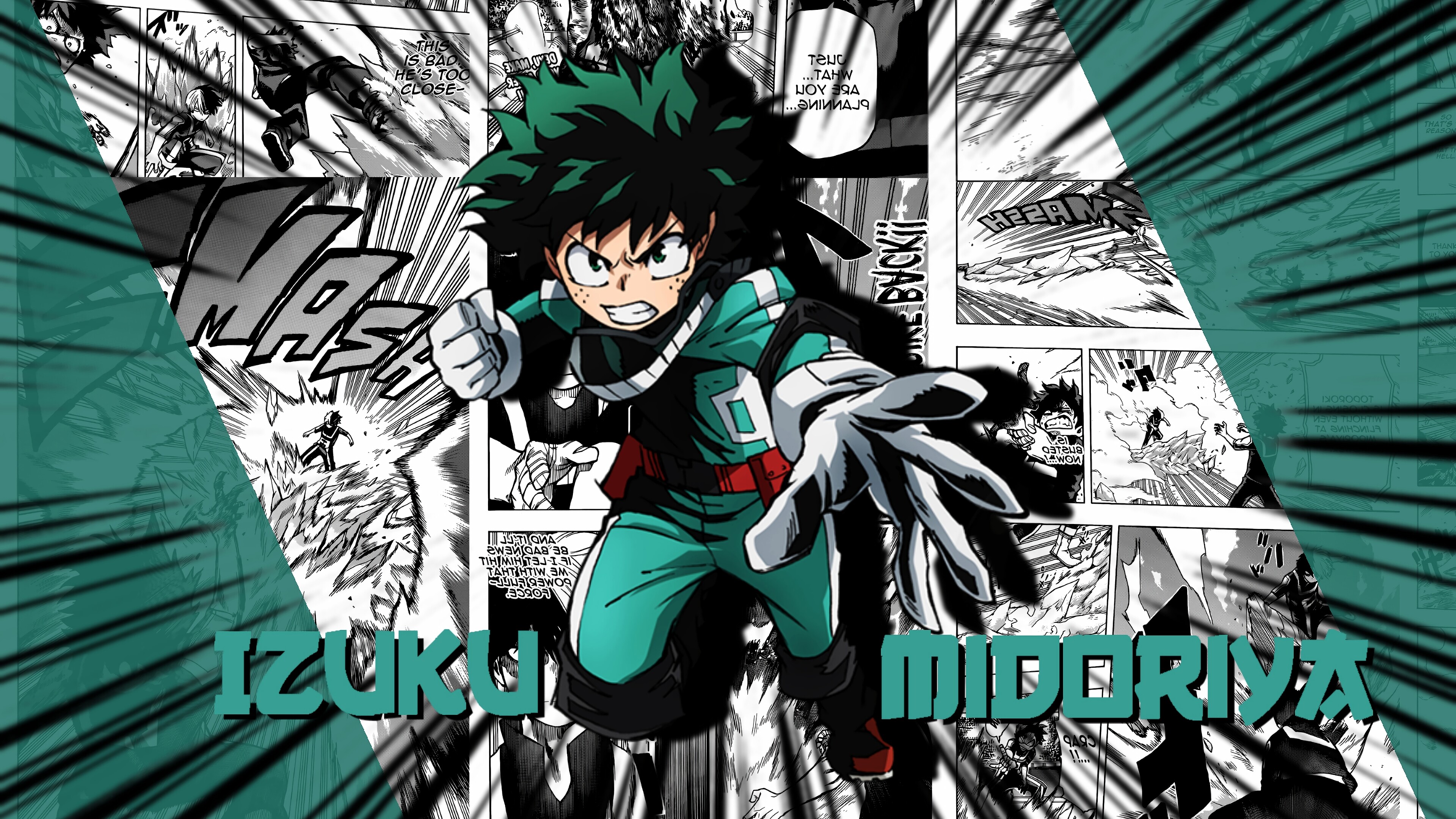 Izuku Midoriya, [My Hero Academia], 4K HD Wallpaper
