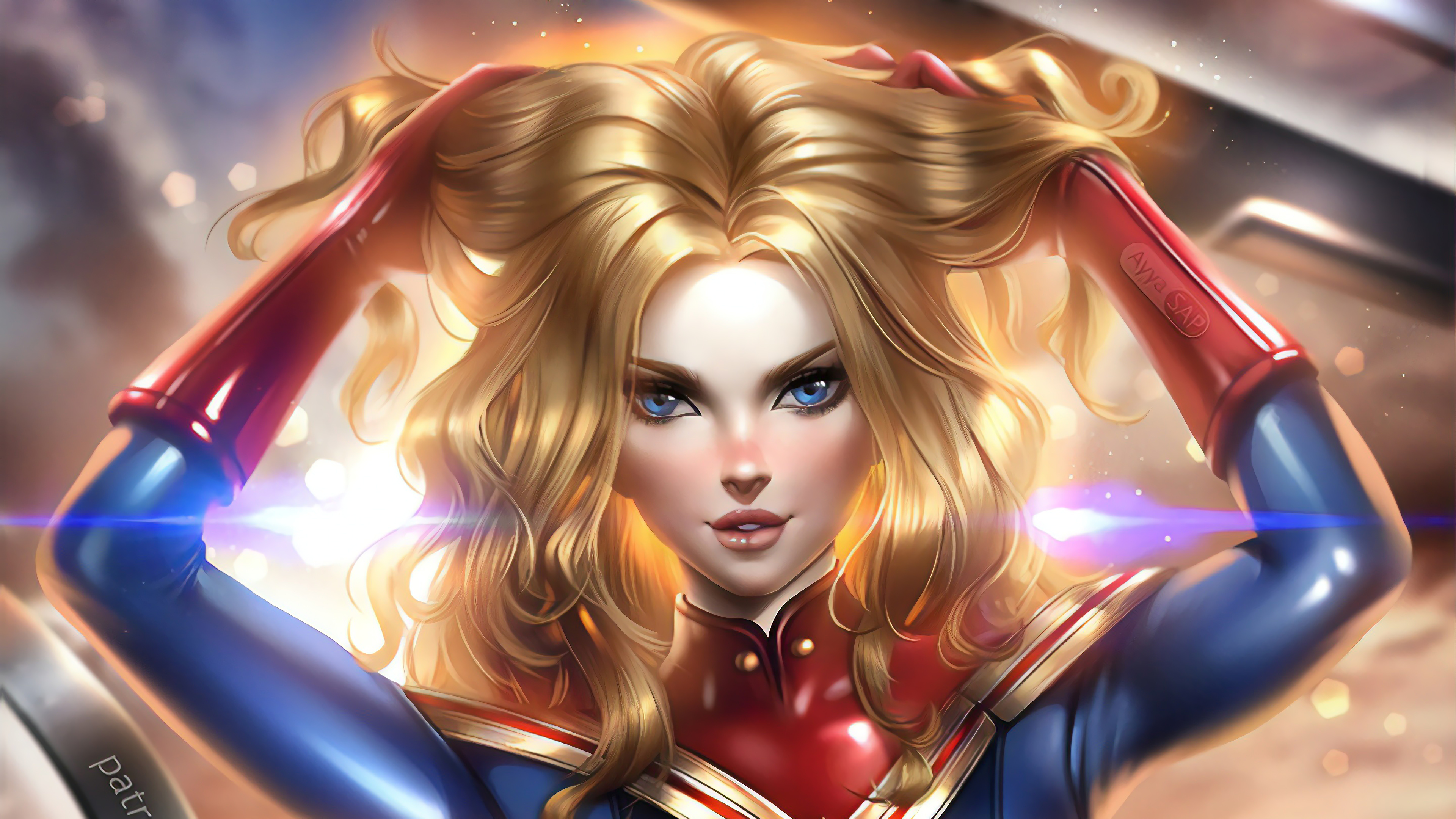 Captain Marvel 4K HD Wallpaper