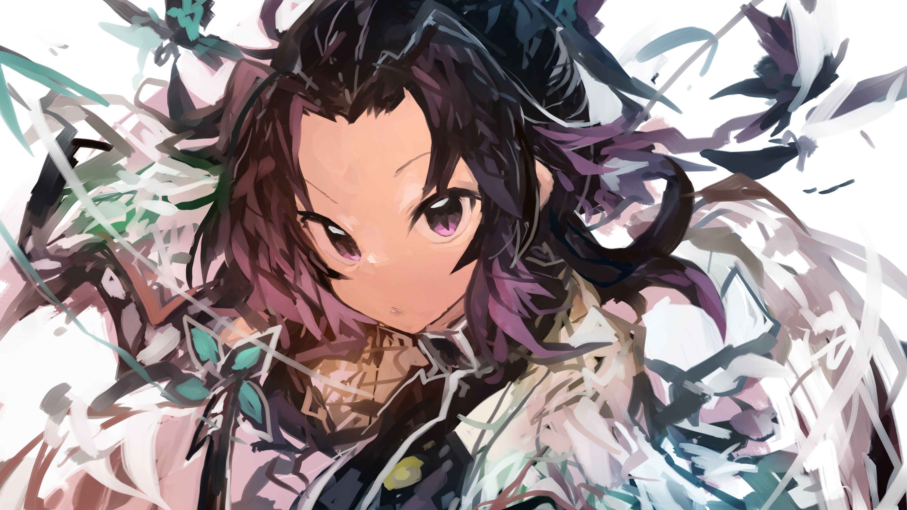 Shinobu Kocho from Kimetsu no Yaiba 4K HD Wallpaper