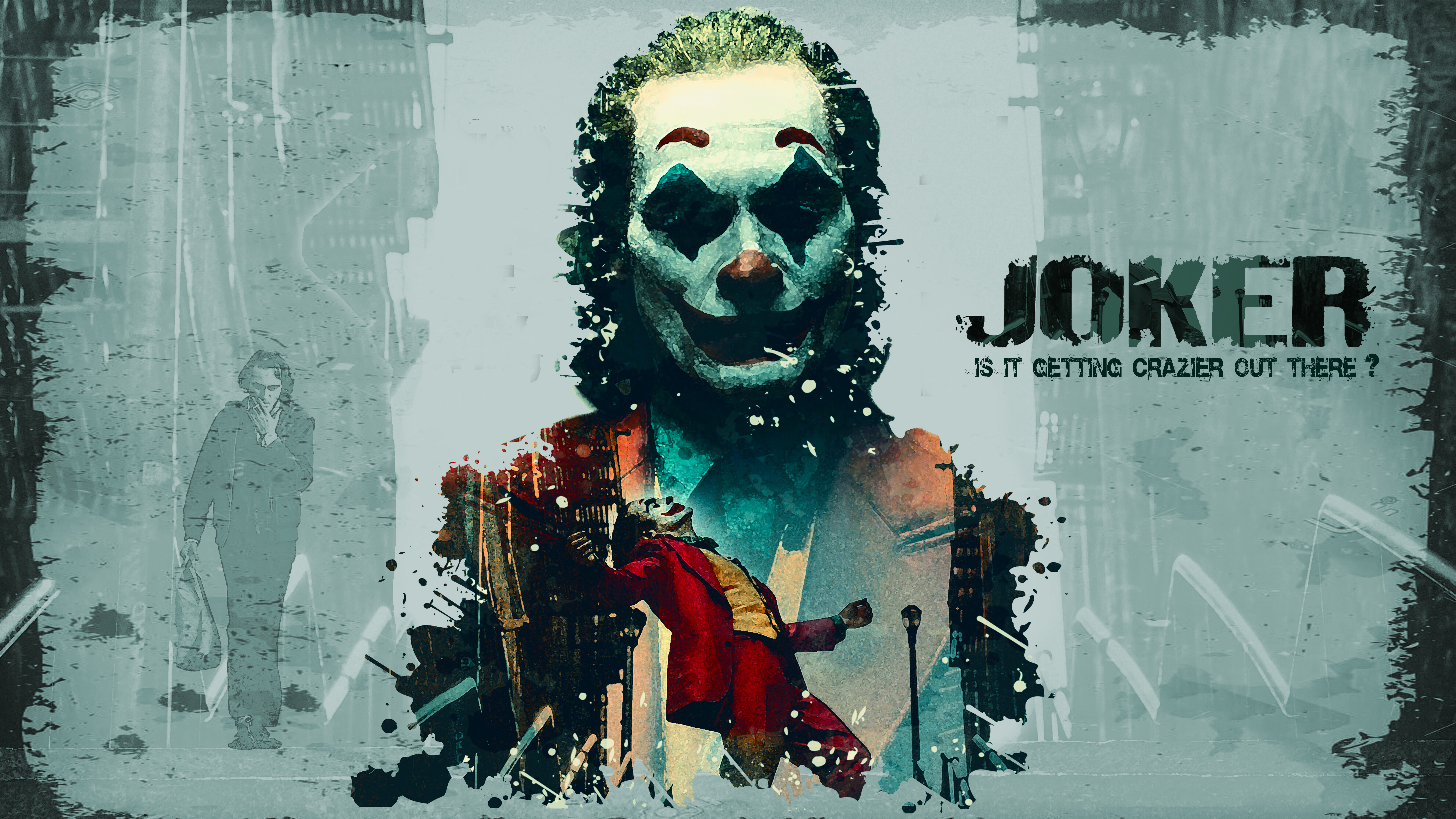 Joker from Joker movie poster HD Wallpaper