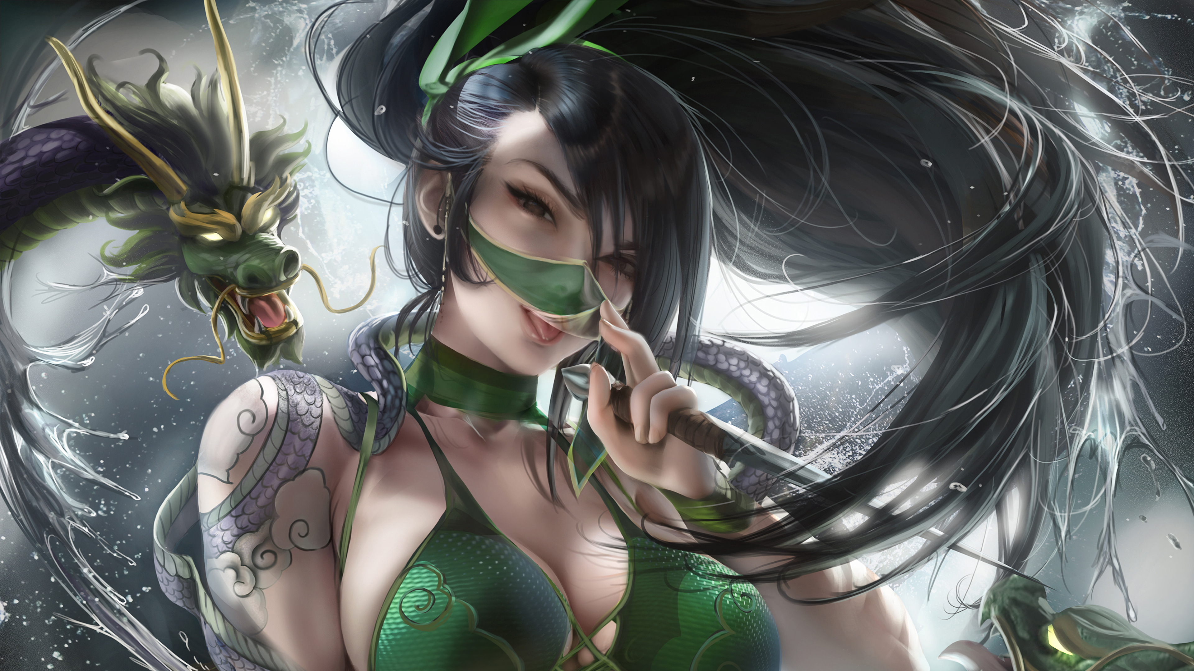 Akali, LoL, 4K HD Wallpaper