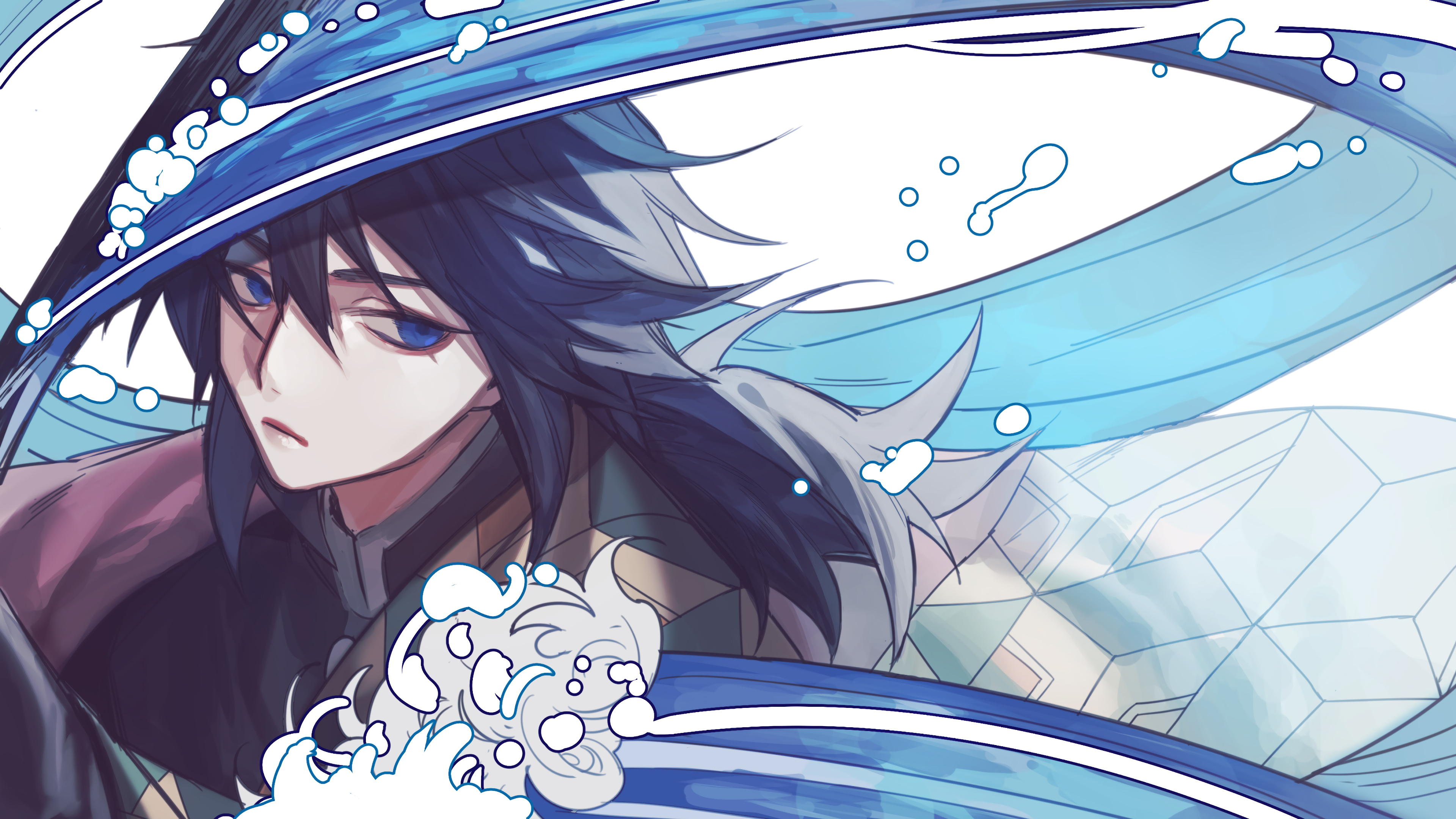 Giyu Tomioka from Kimetsu no Yaiba 4K HD Wallpaper