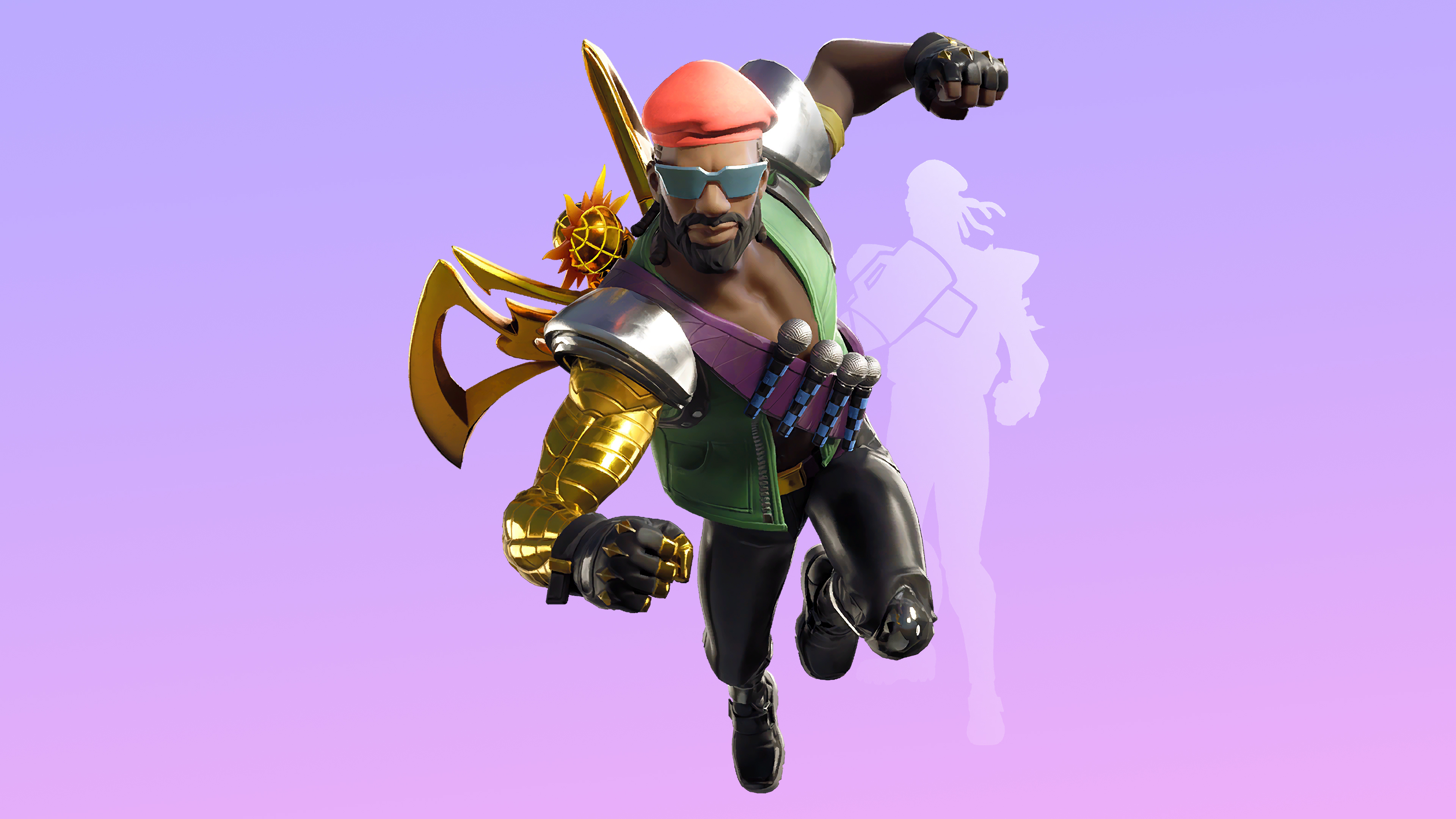Major Lazer from Fortnite 4K HD Wallpaper