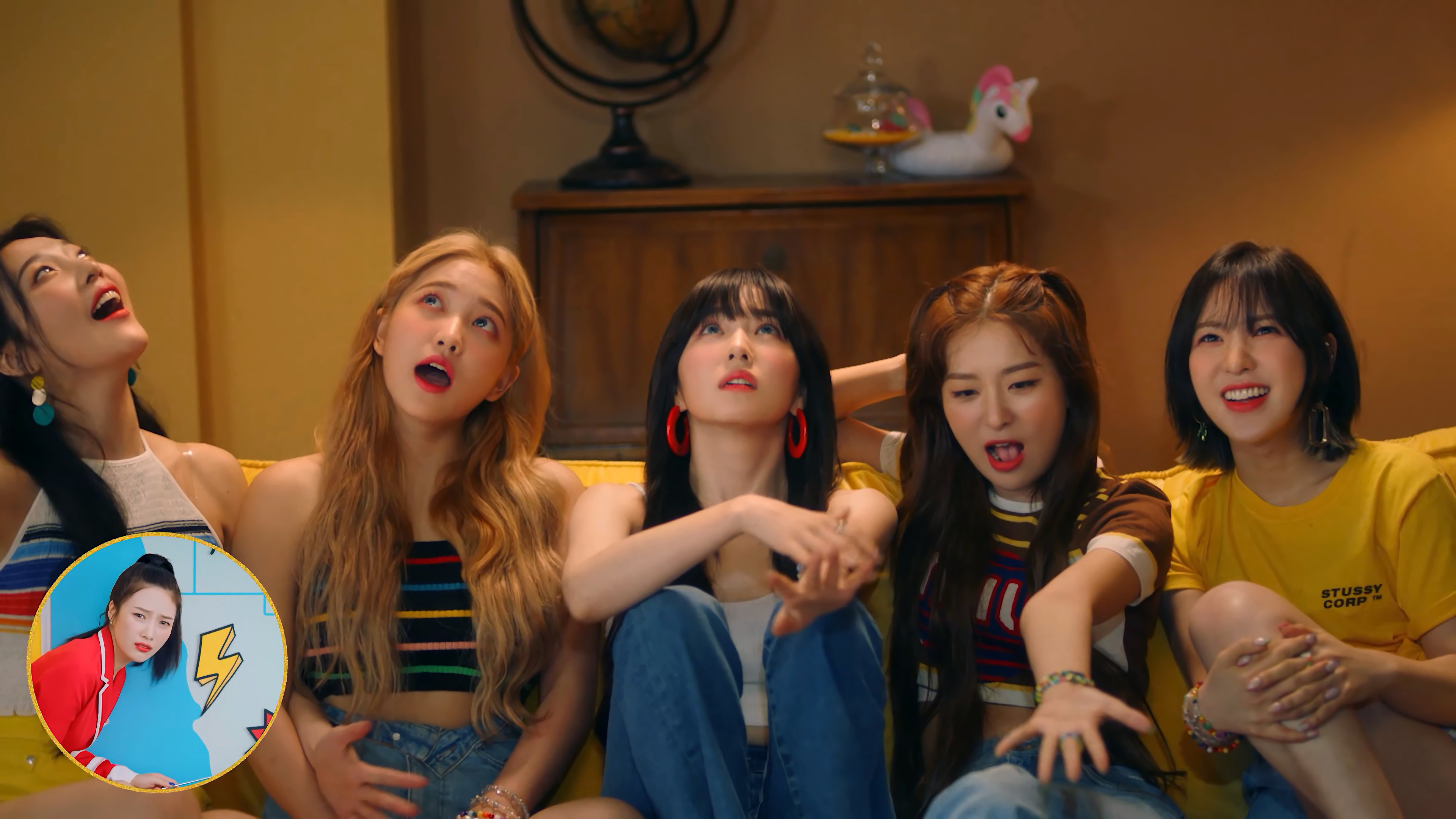 Red Velvet members Joy, Yeri, Irene, Seulgi, and Wendy in 4K HD Wallpaper