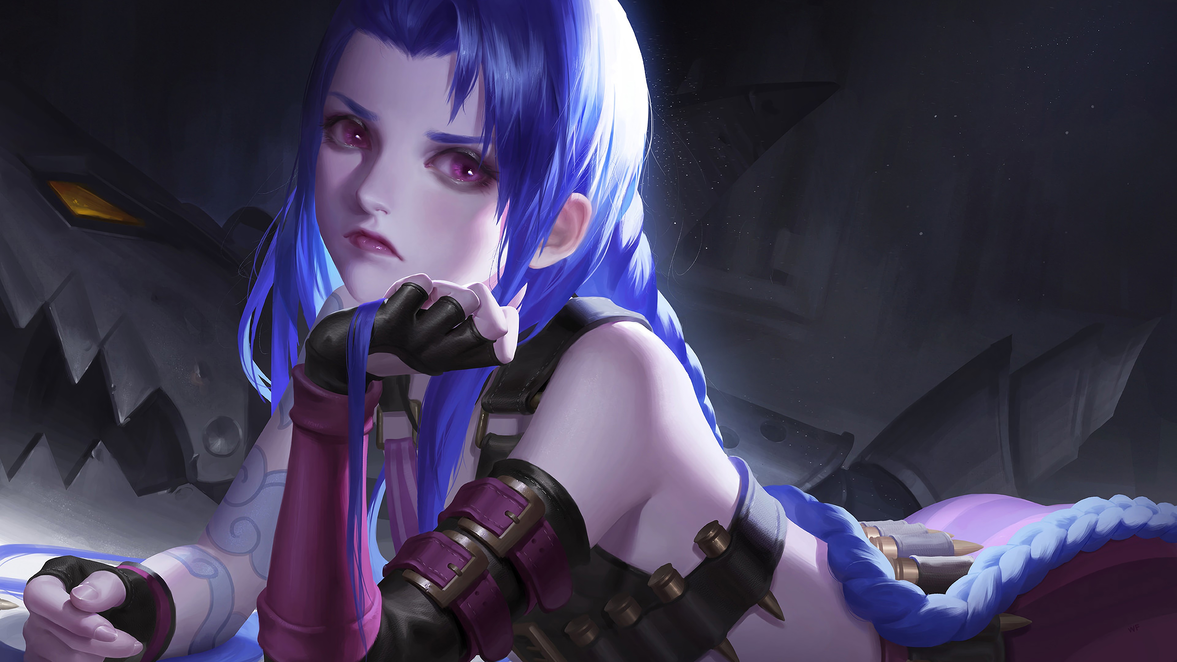 Jinx from League of Legends 4K HD Wallpaper