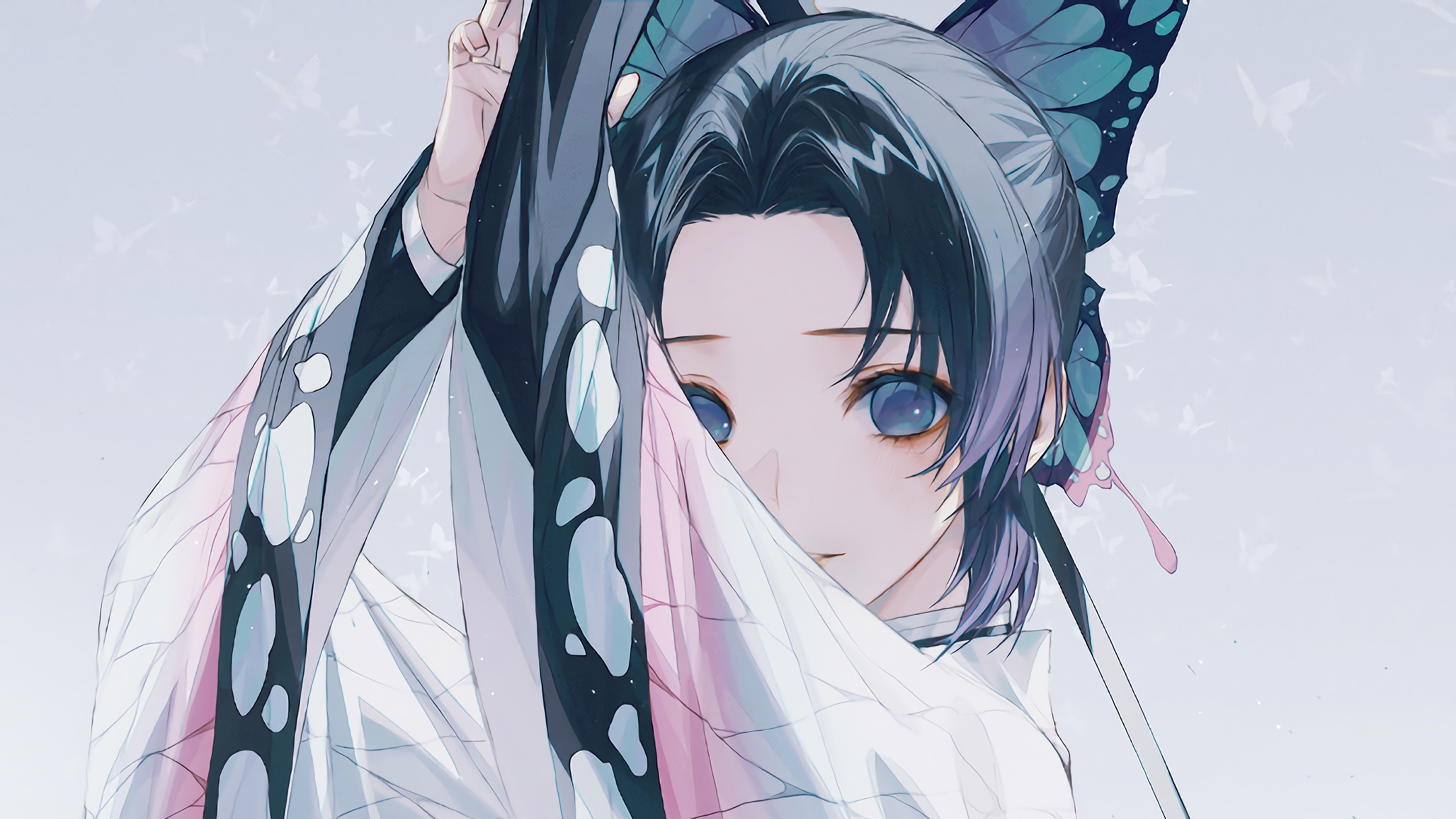 Shinobu Kocho from Kimetsu no Yaiba 4K HD Wallpaper