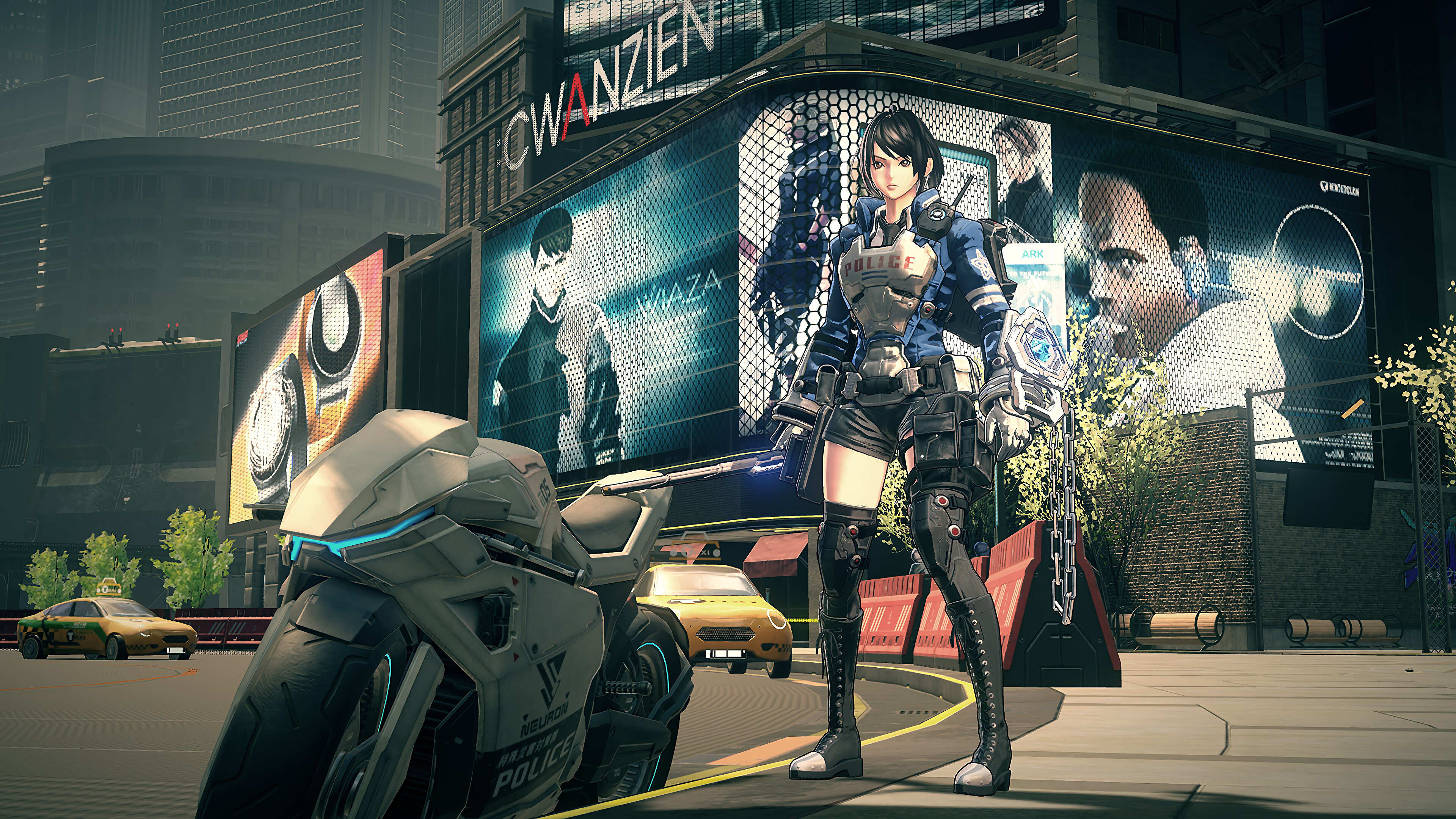 Akira Howard from Astral Chain 4K HD Wallpaper