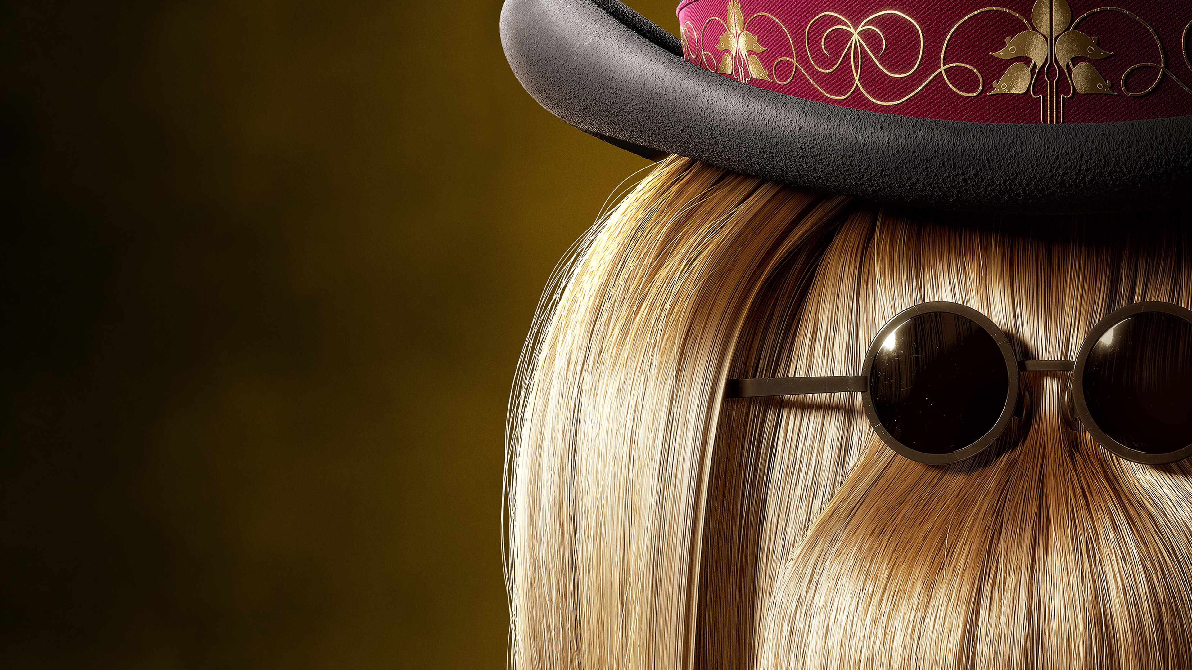Cousin Itt from The Addams Family 4K HD Wallpaper