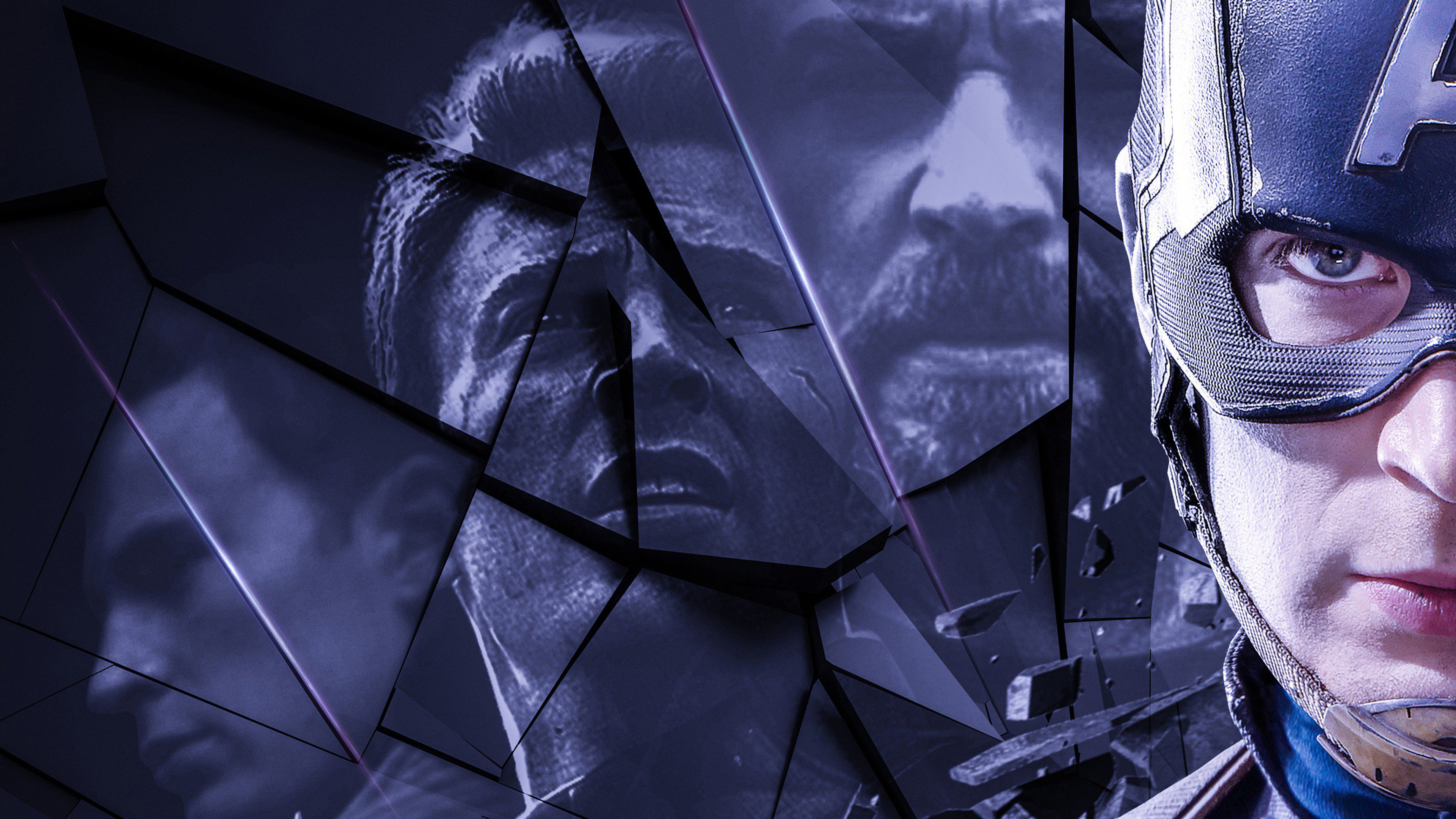 Captain America from Avengers Endgame 4K HD Wallpaper