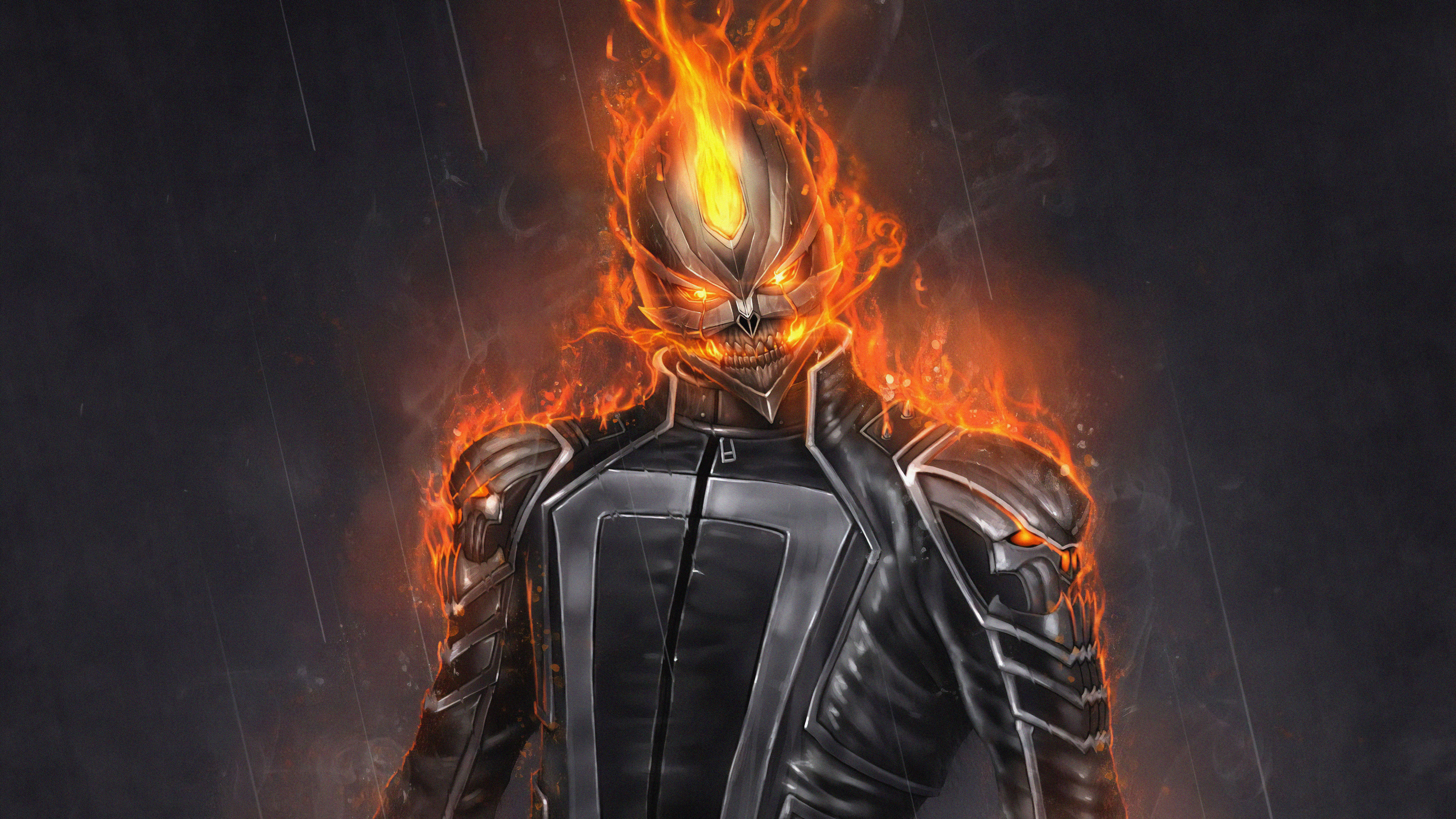 Robbie Reyes from Marvel's Ghost Rider 4K HD Wallpaper