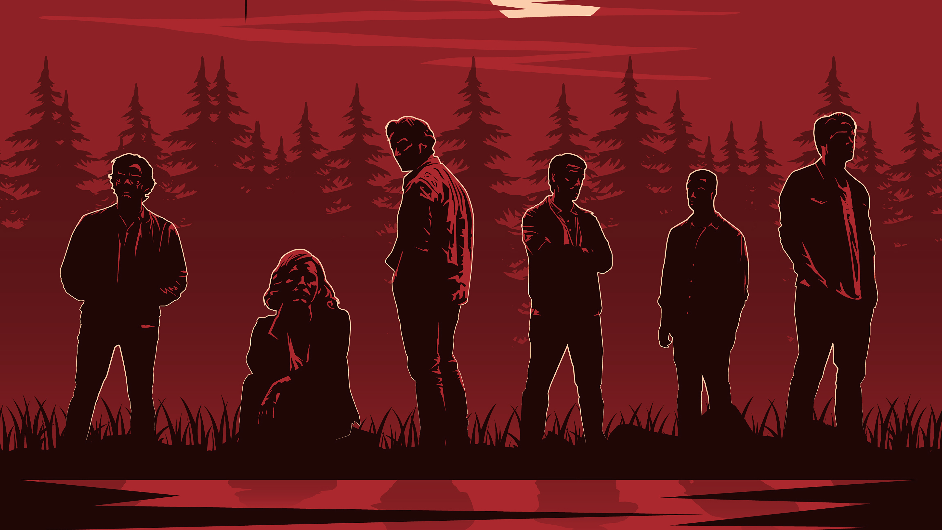 It Chapter 2 Characters 4K HD Wallpaper