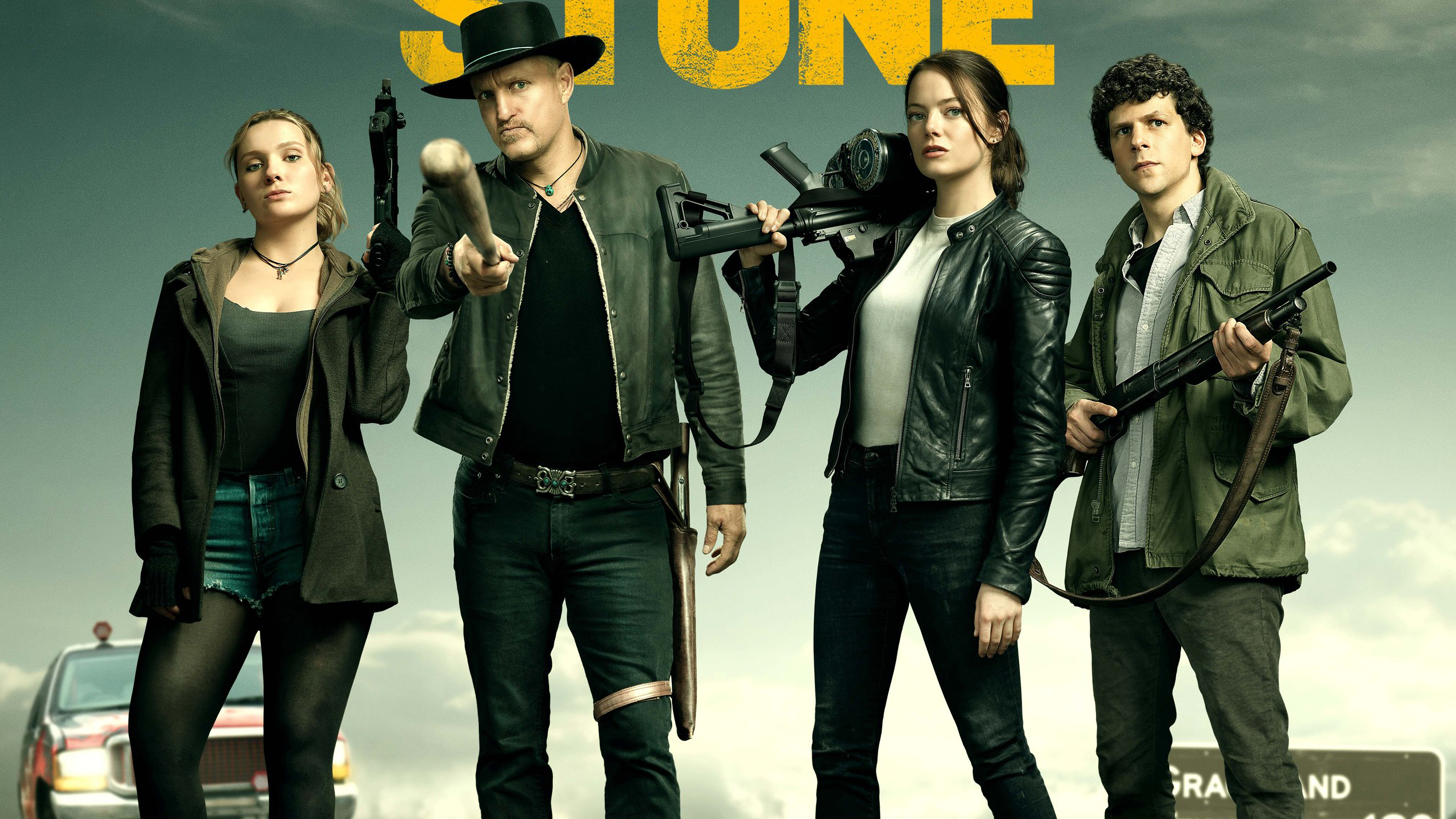 Zombieland 2 Double Tap Poster 4K HD Wallpaper