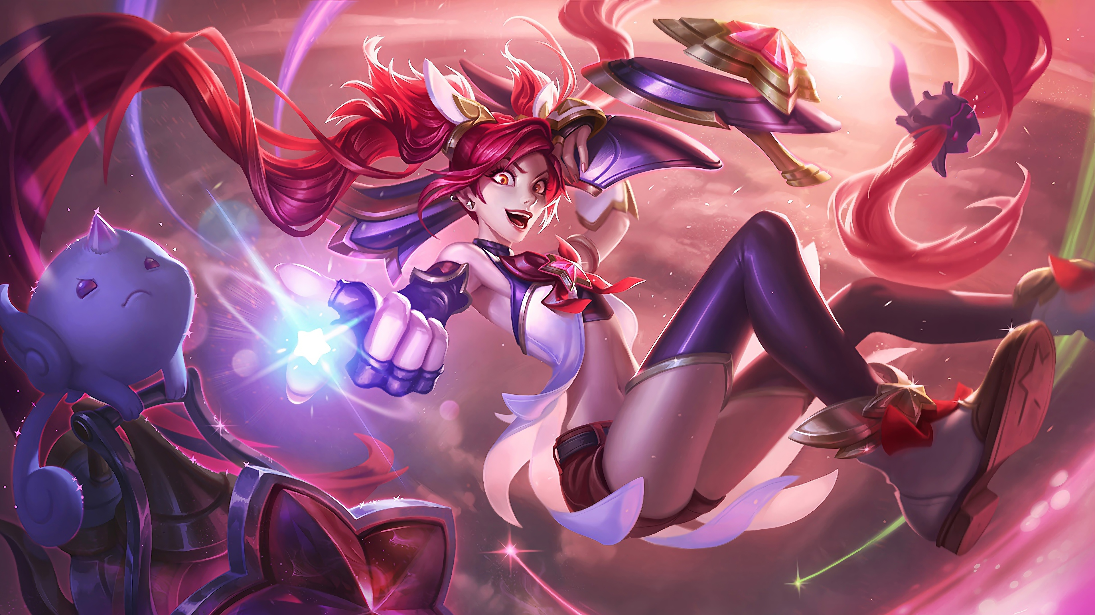 Jinx from League of Legends Star Guardian 4K HD Wallpaper
