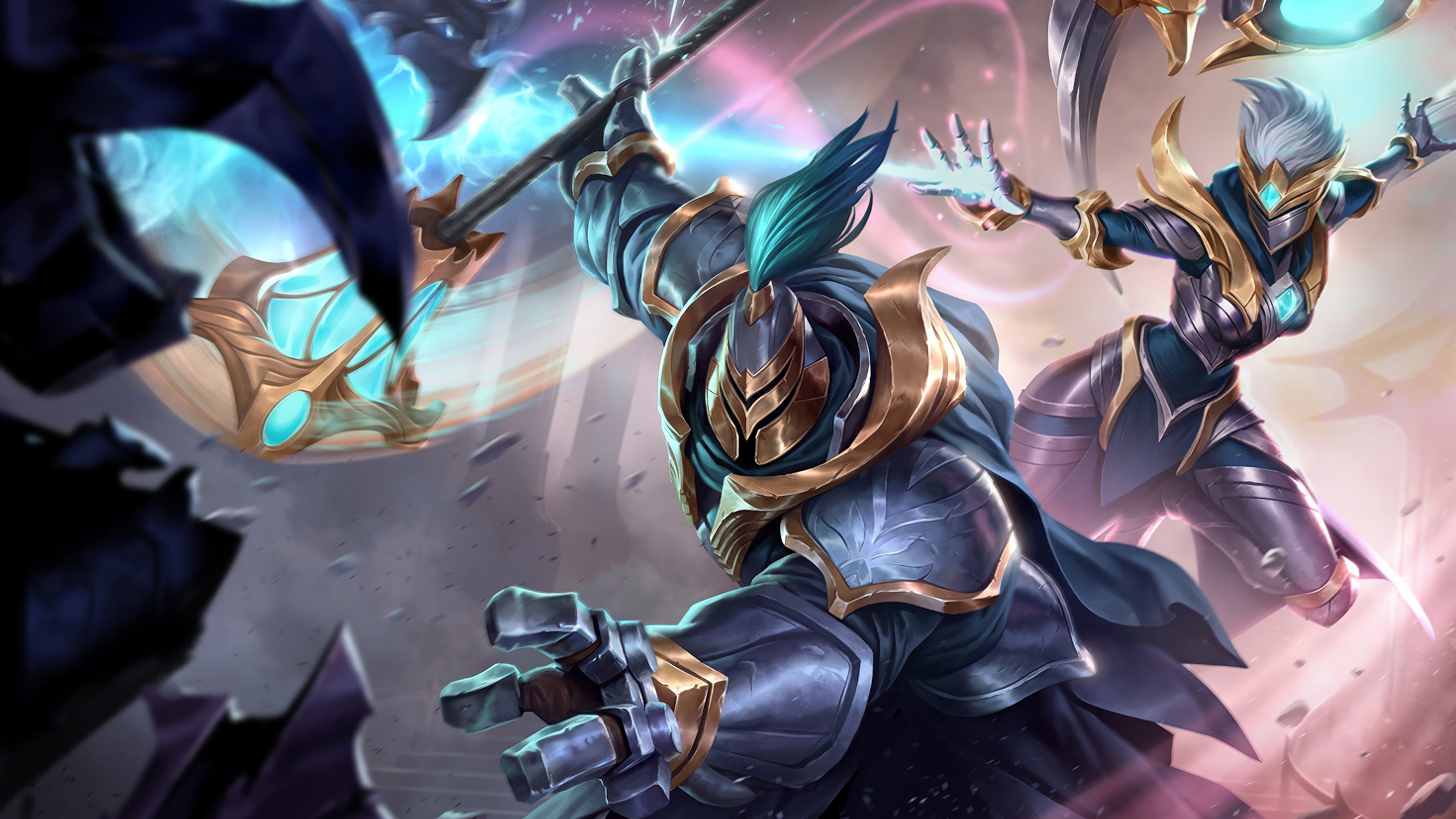 Jax and Karma from LoL 4K HD Wallpaper