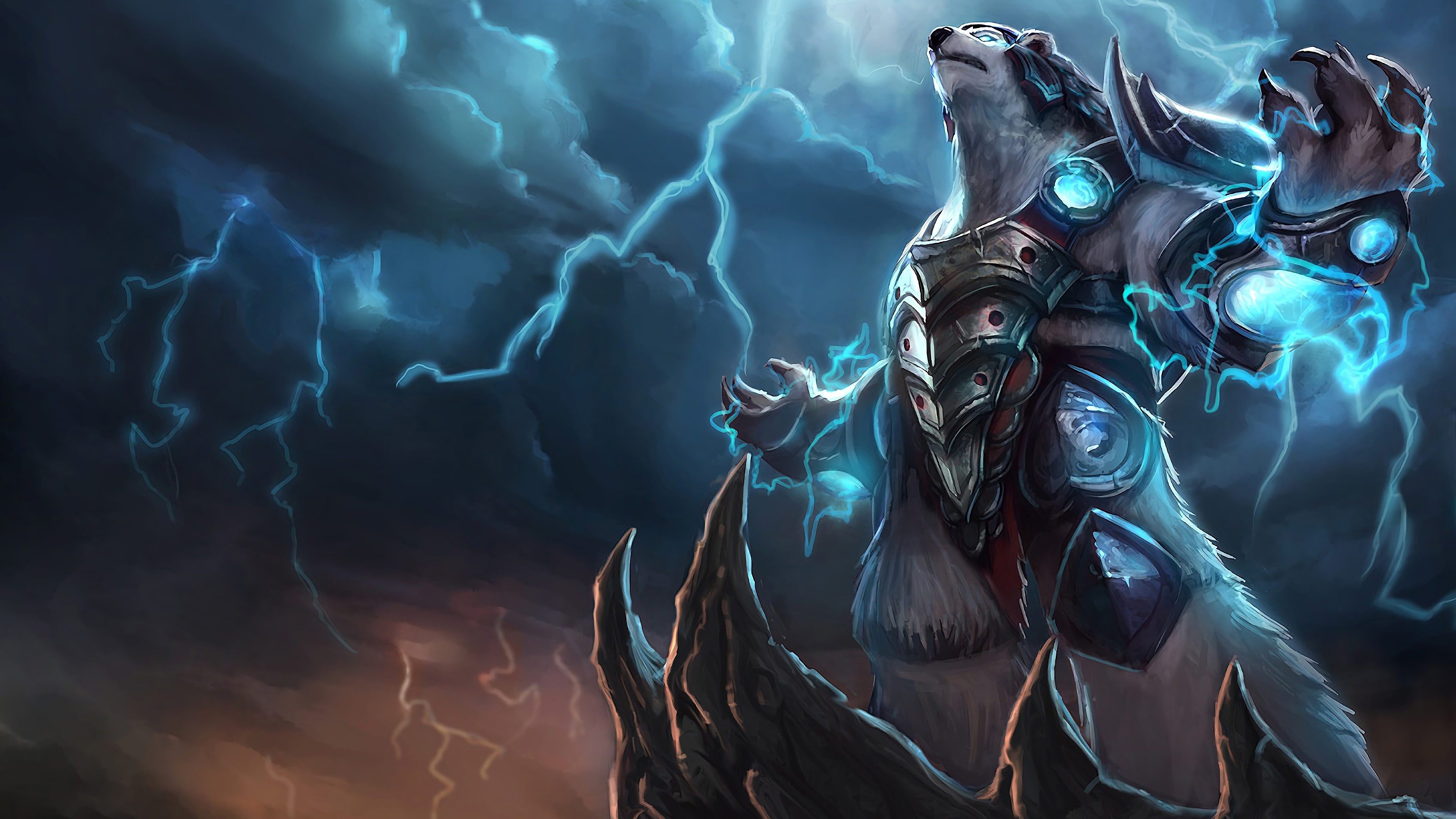 Volibear from League of Legends 4K HD Wallpaper