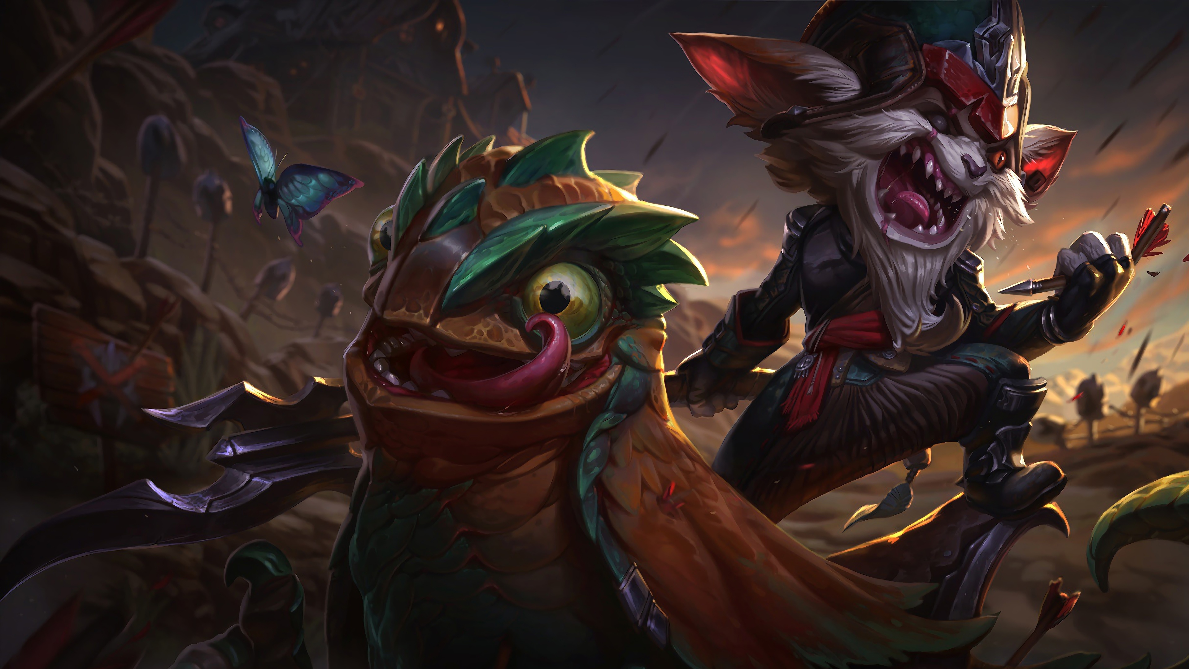 Kled from LoL Splash Art 4K HD Wallpaper