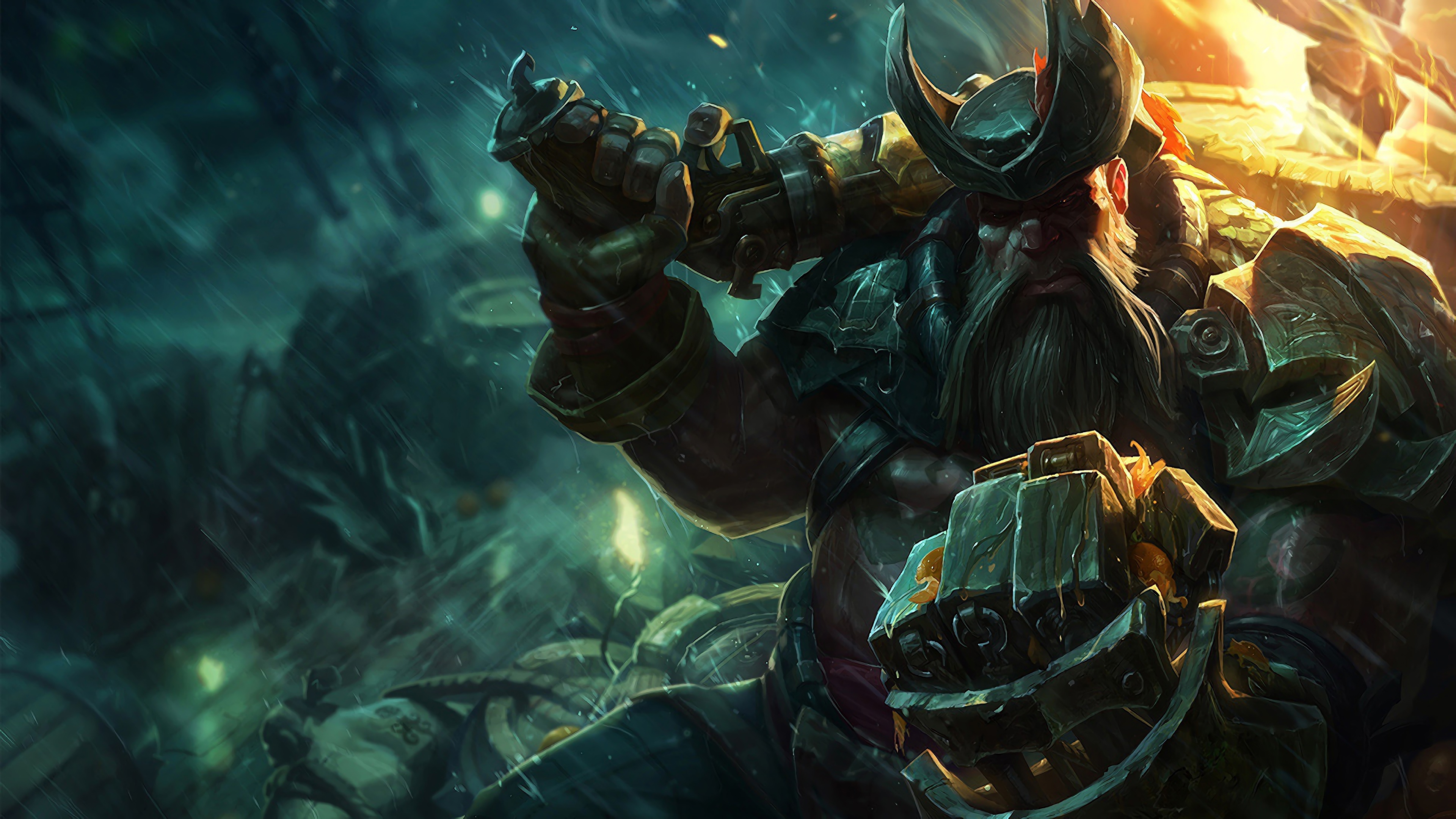 Gangplank from League of Legends 4K HD Wallpaper