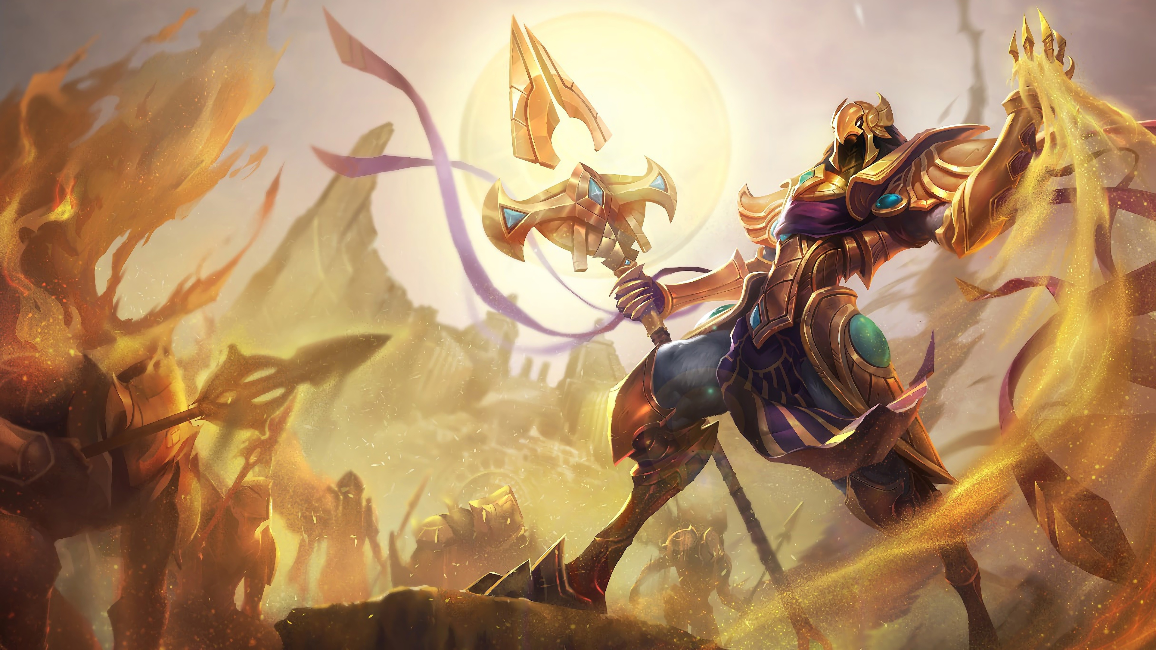 Azir from League of Legends 4K HD Wallpaper