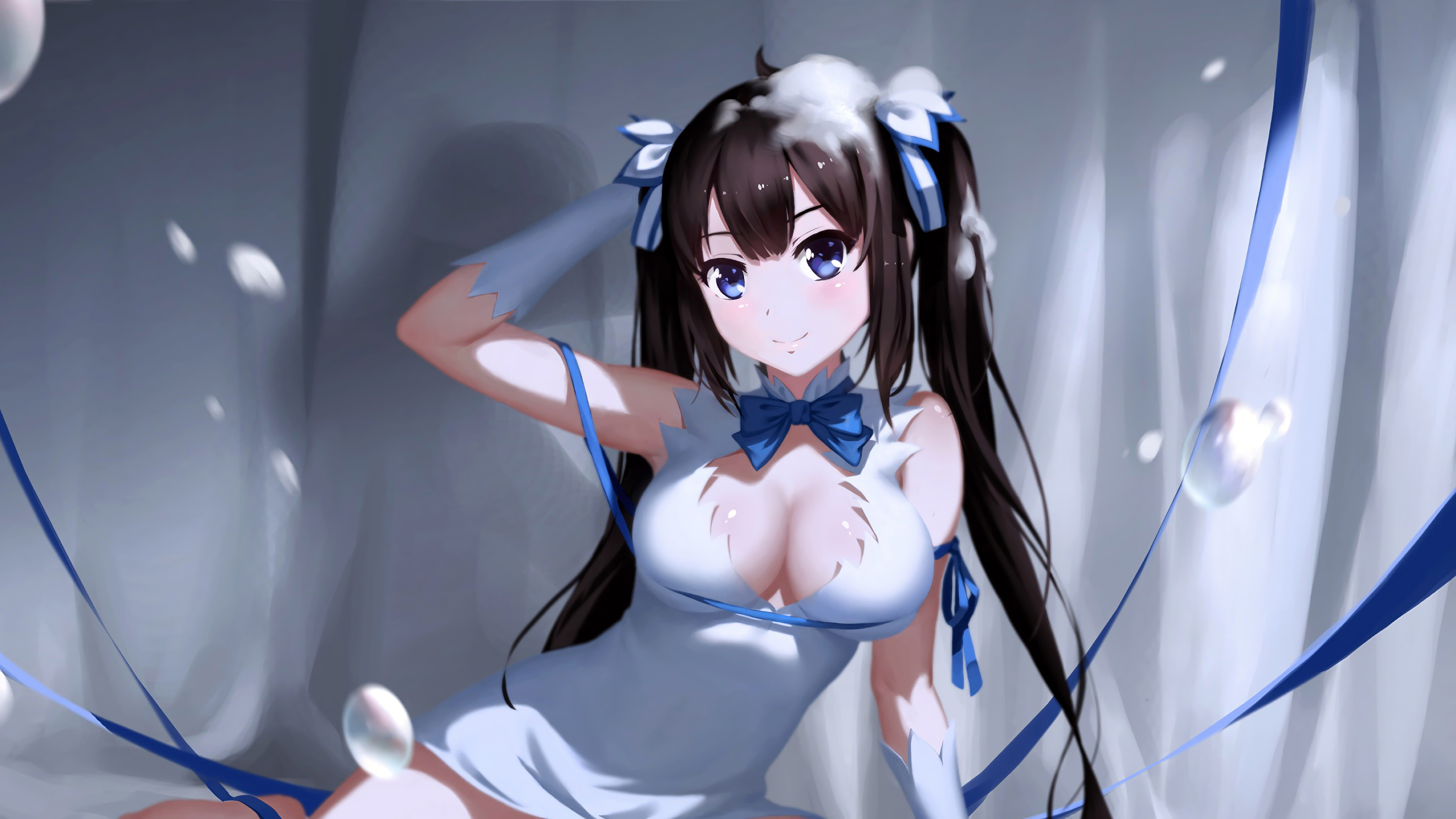 Hestia from DanMachi in 4K HD Wallpaper