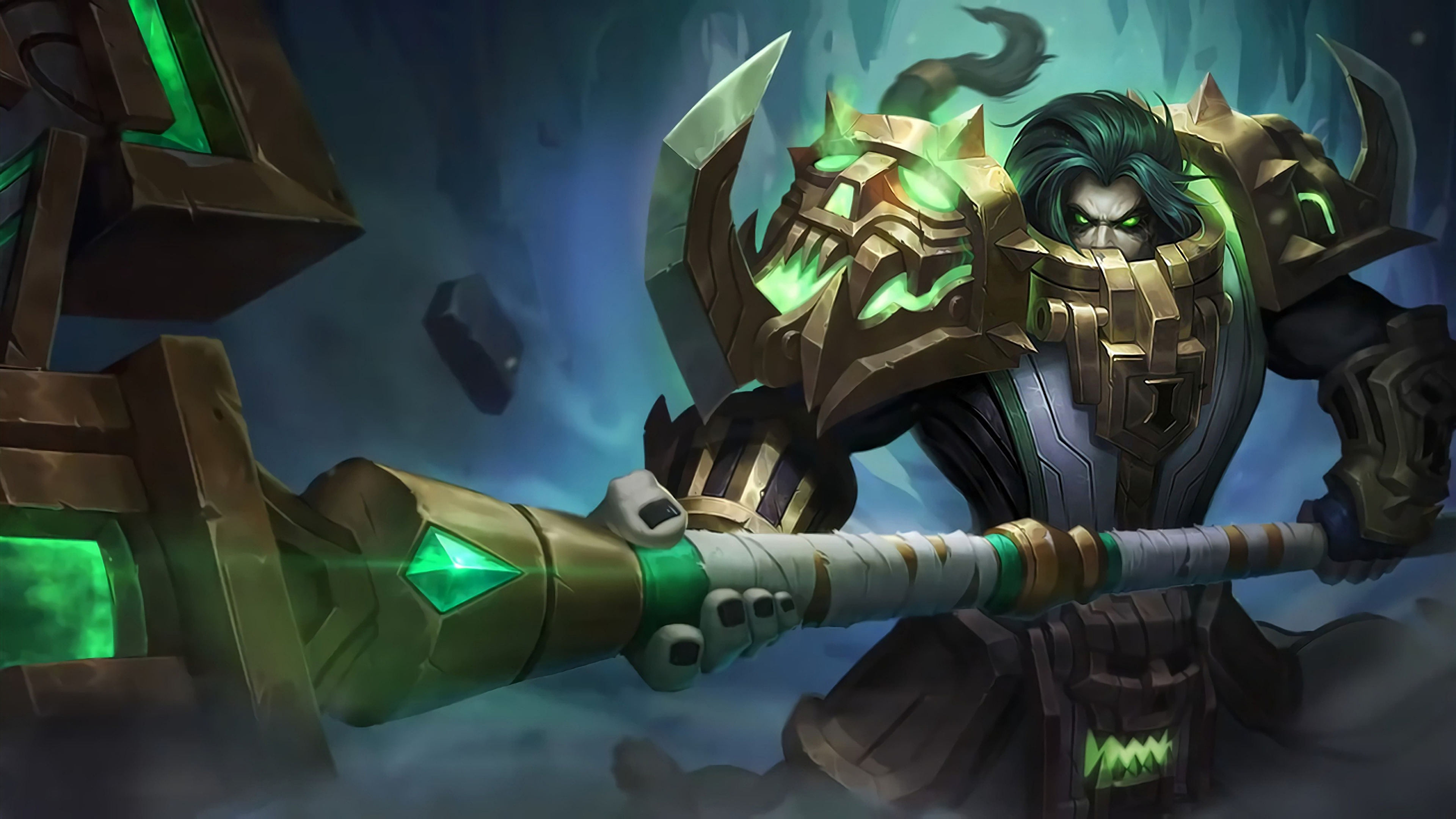 Terizla from Mobile Legends: Abyss Guard Skin 4K HD Wallpaper
