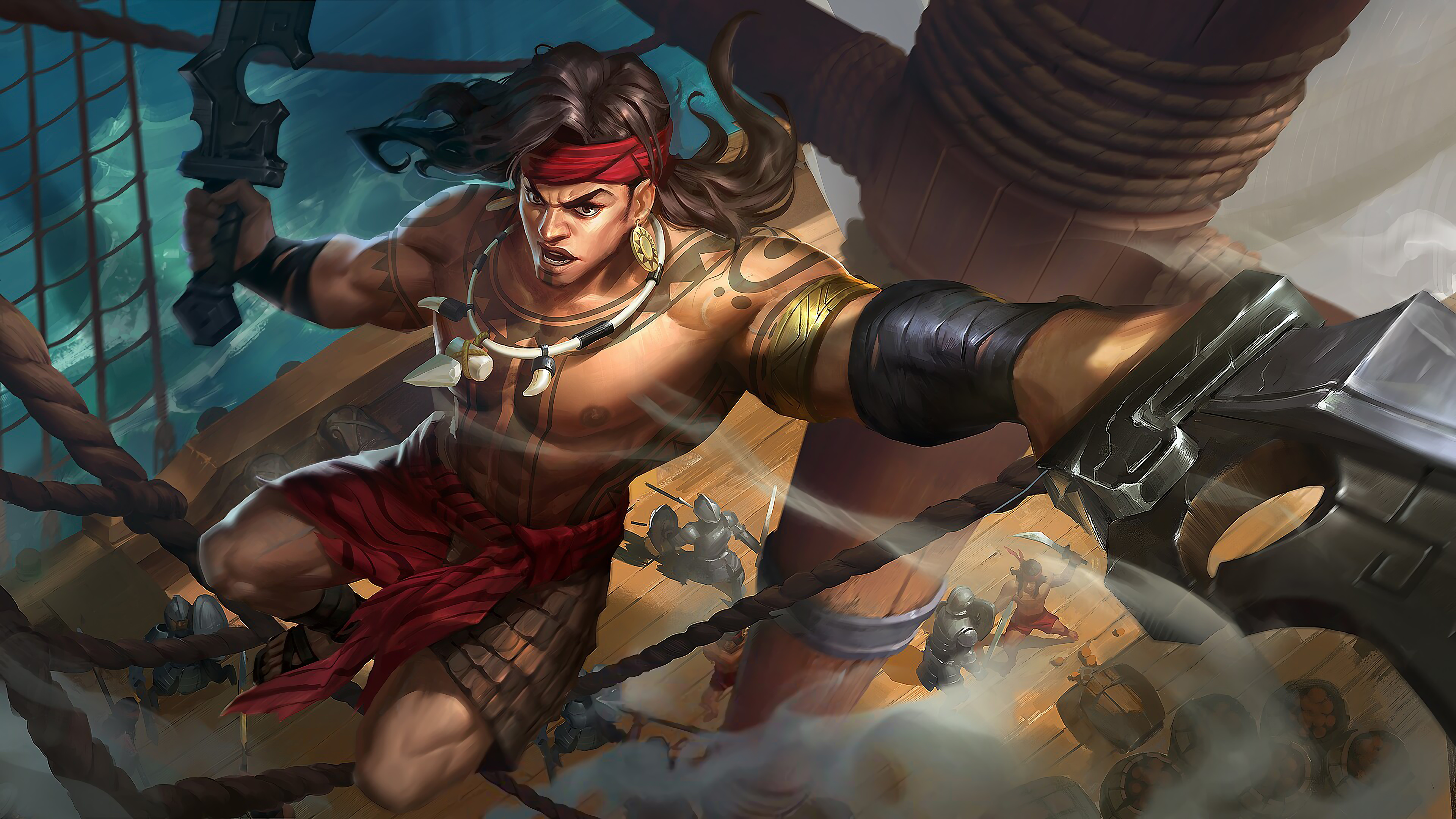 Lapu Lapu, Mobile Legends, 4K HD Wallpaper