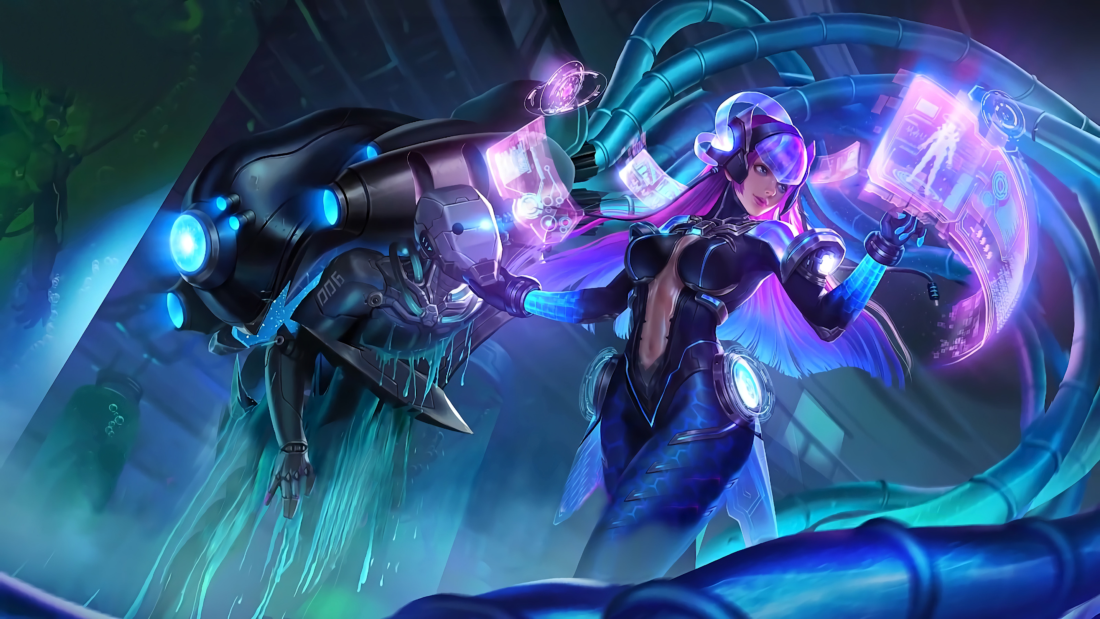 Selena, Virus, Skin, Mobile Legends, 4K HD Wallpaper