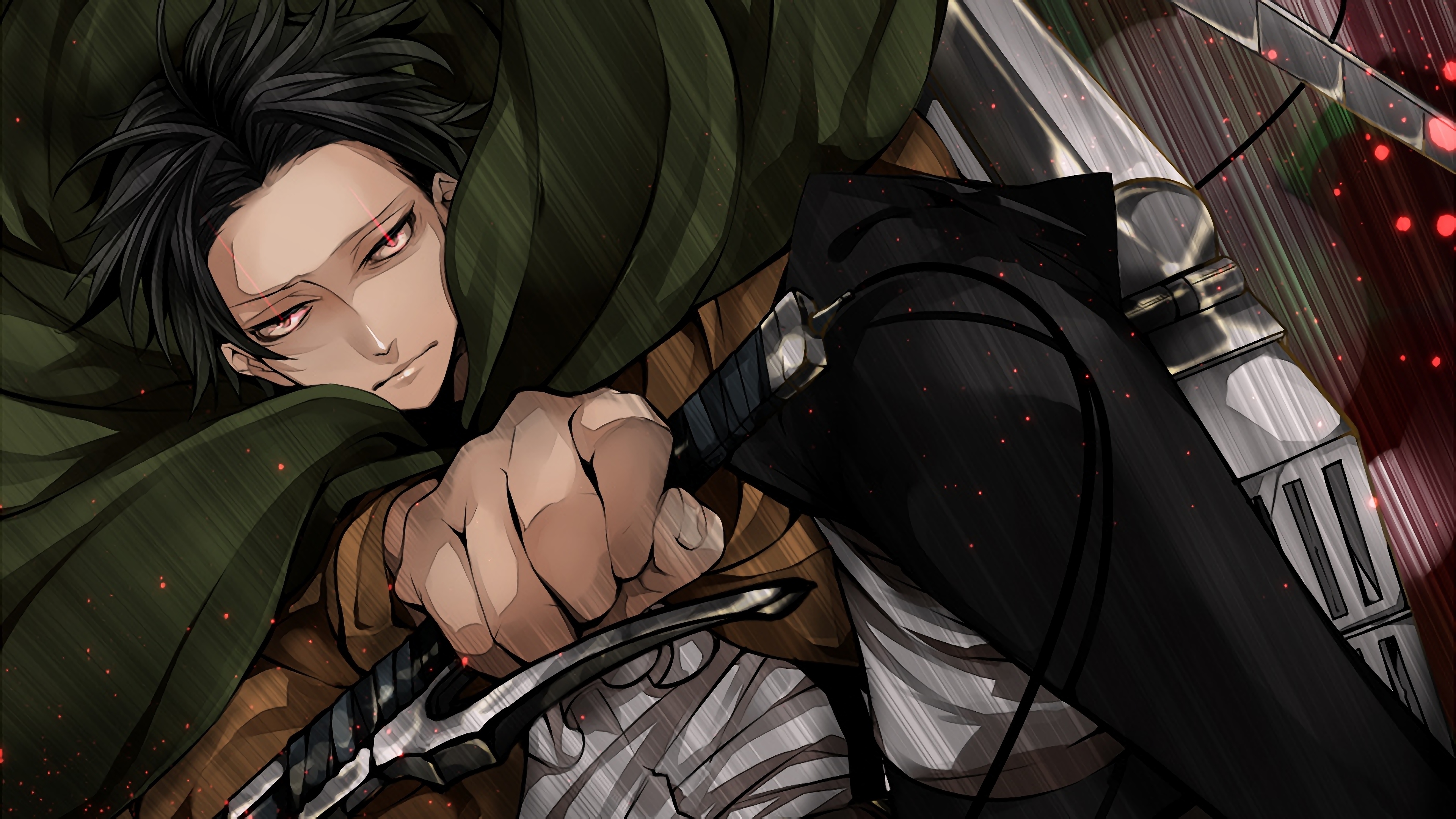 Levi from Attack on Titan 4K HD Wallpaper