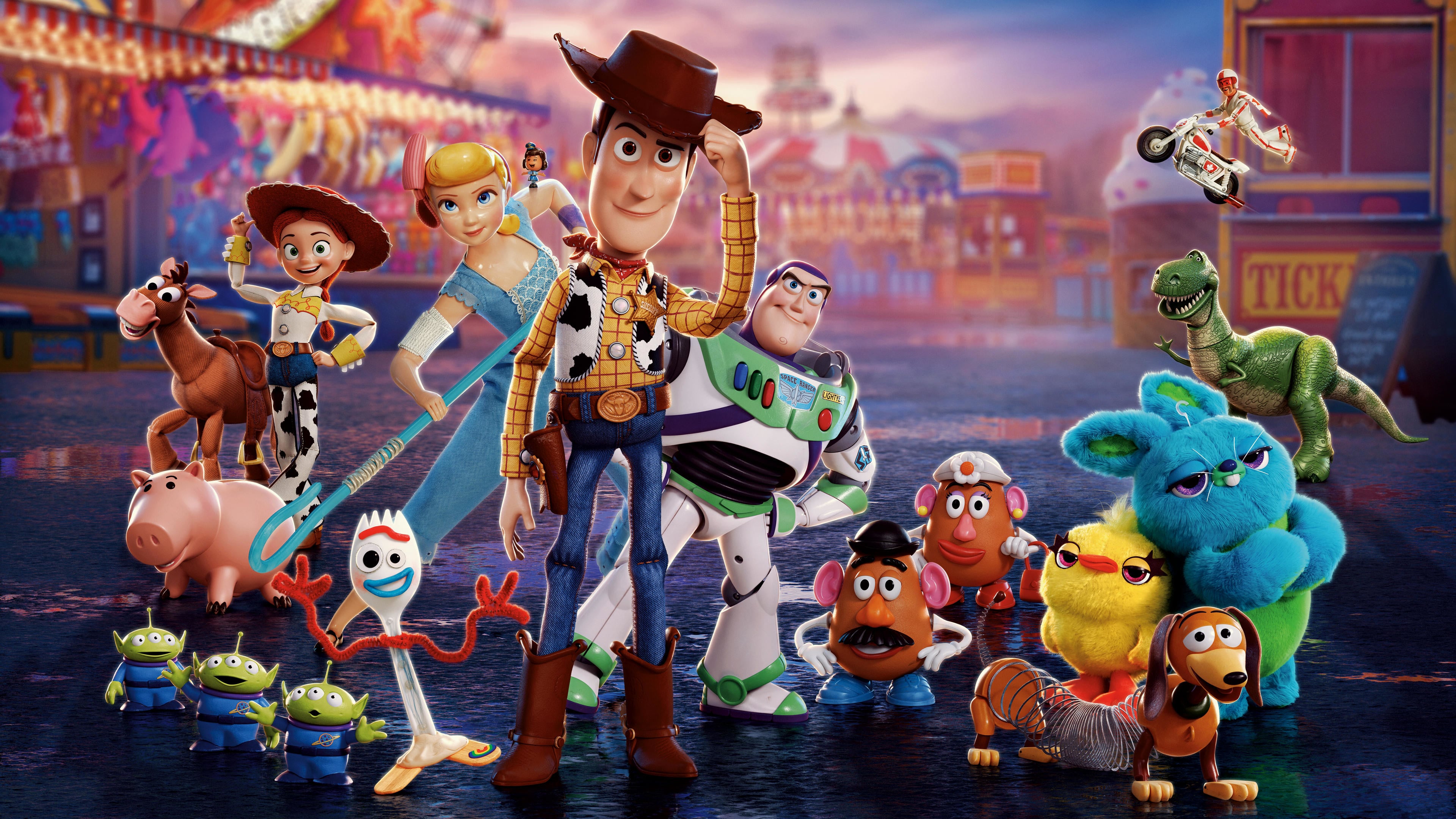 Toy Story 4 Characters 4K HD Wallpaper Rare Gallery