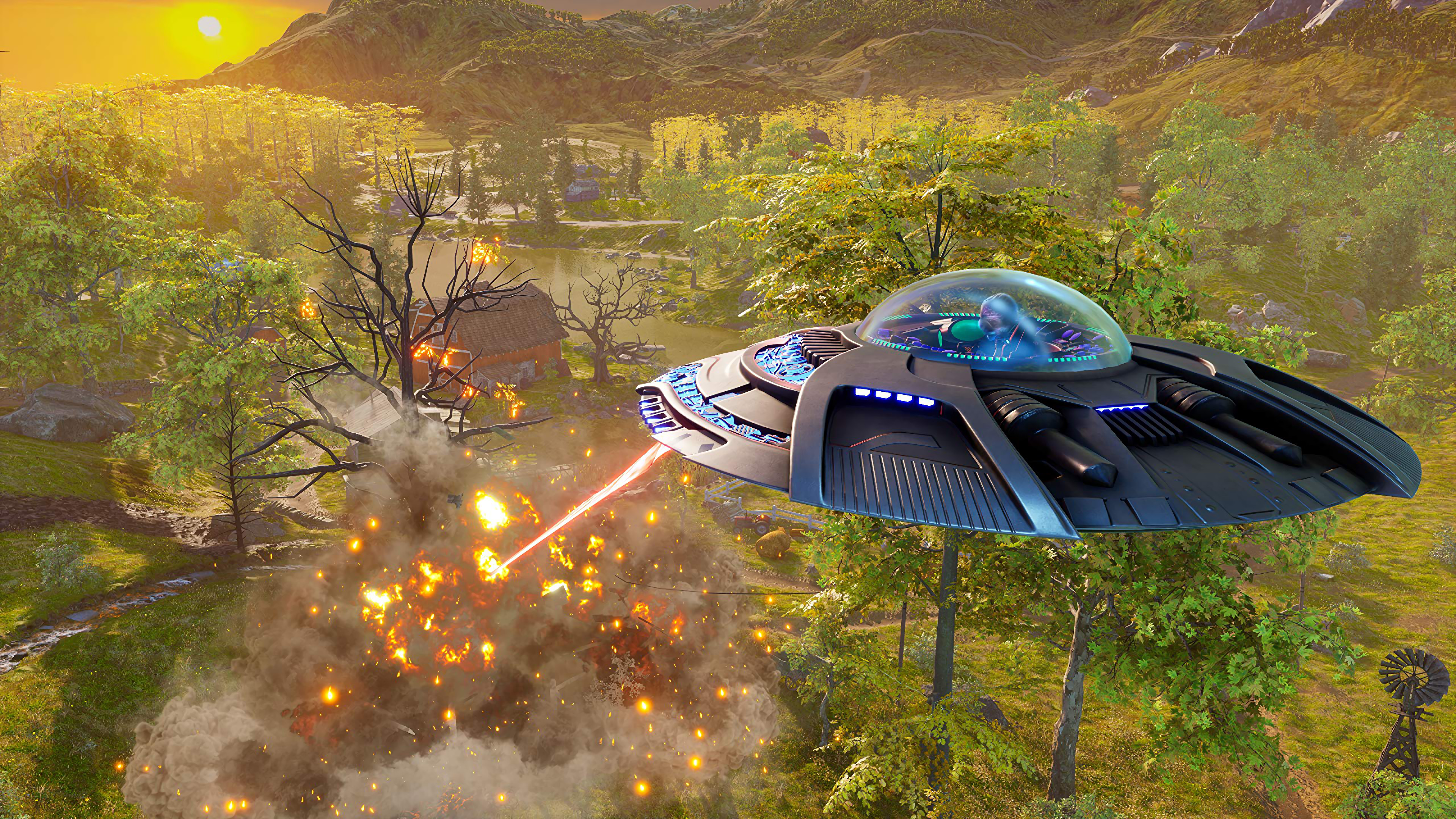 Destroy All Humans, UFO, 4K HD Wallpaper