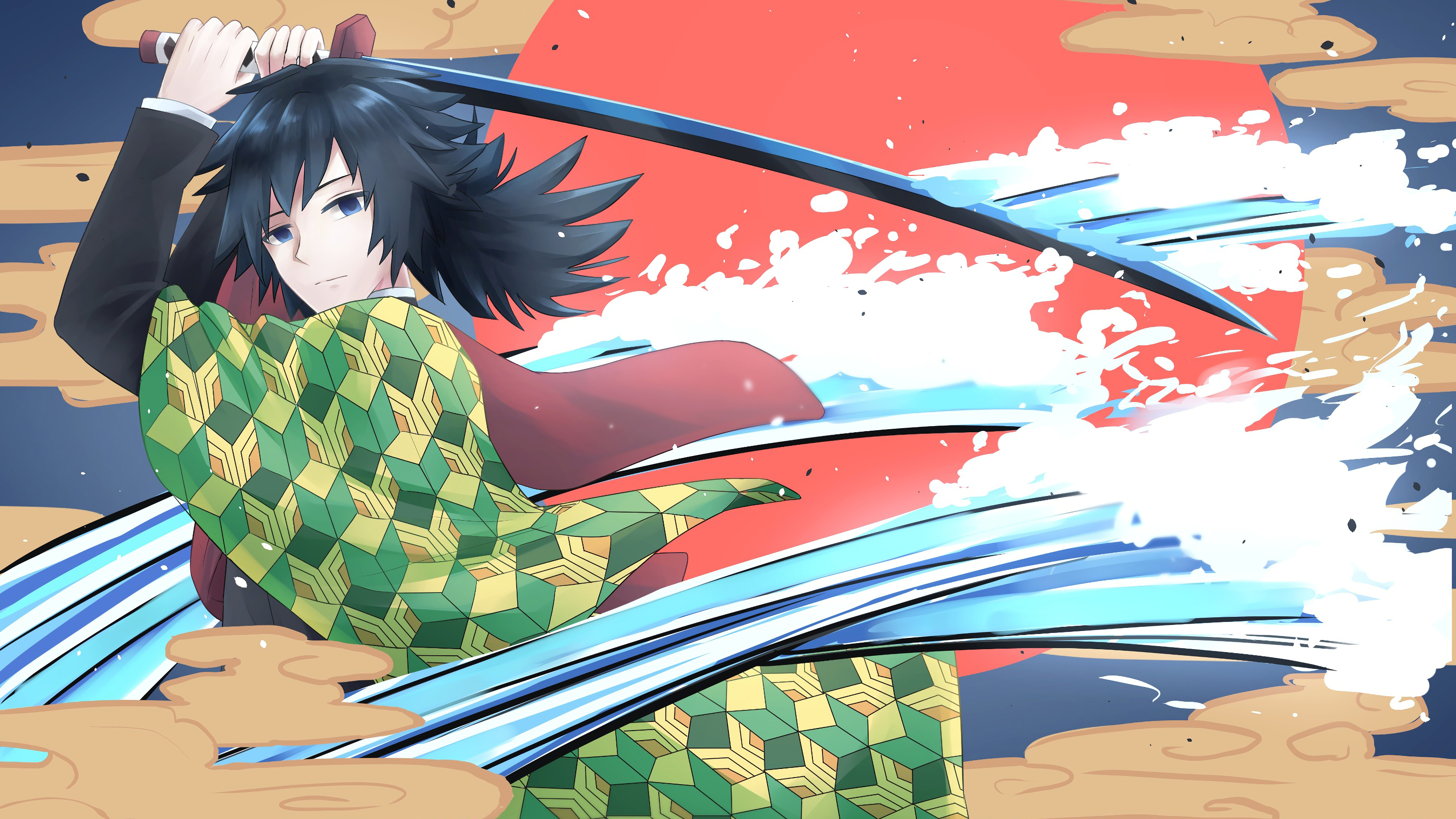 Giyu Tomioka from Kimetsu no Yaiba 4K HD Wallpaper