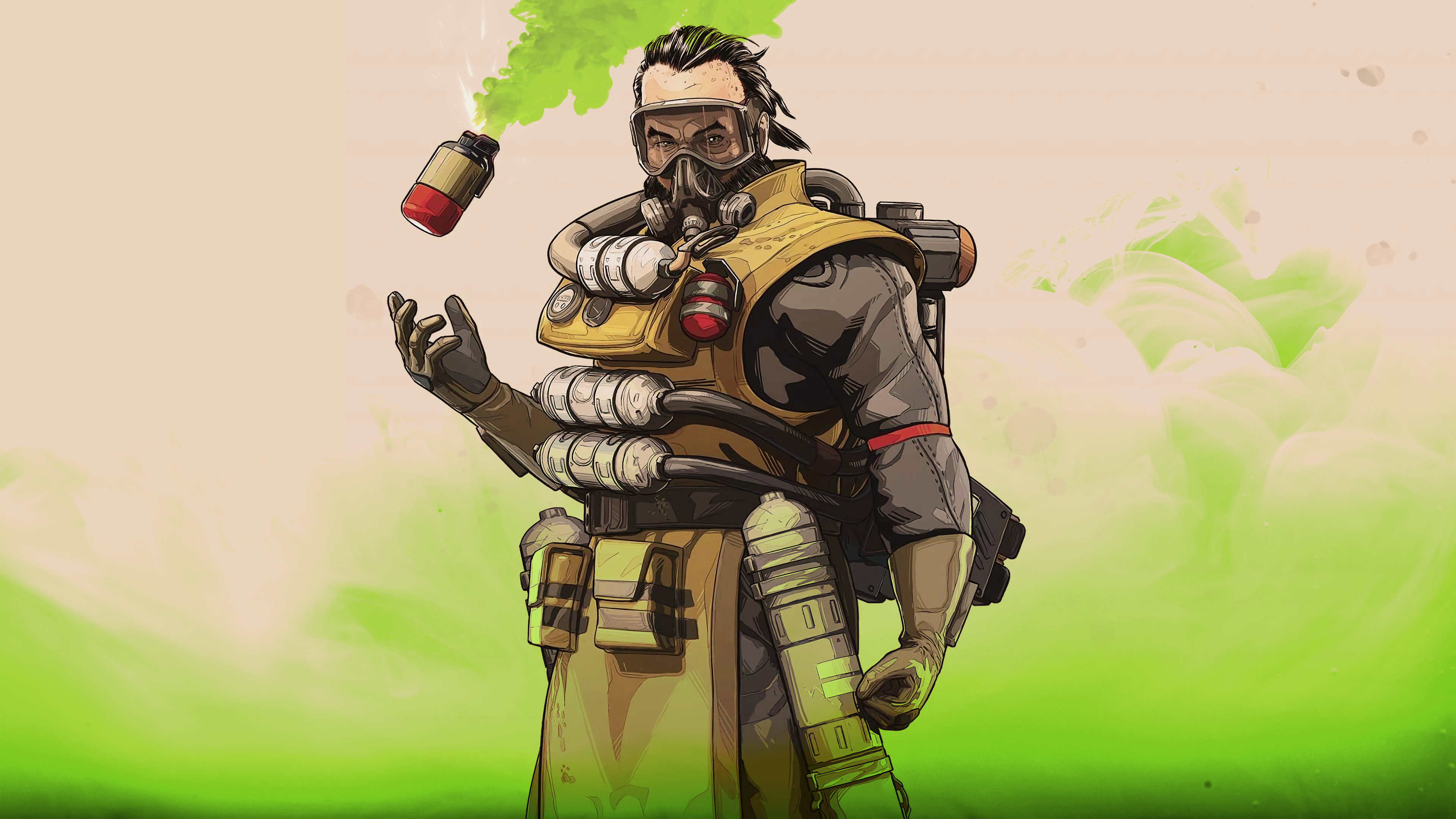 Caustic from Apex Legends 4K HD Wallpaper