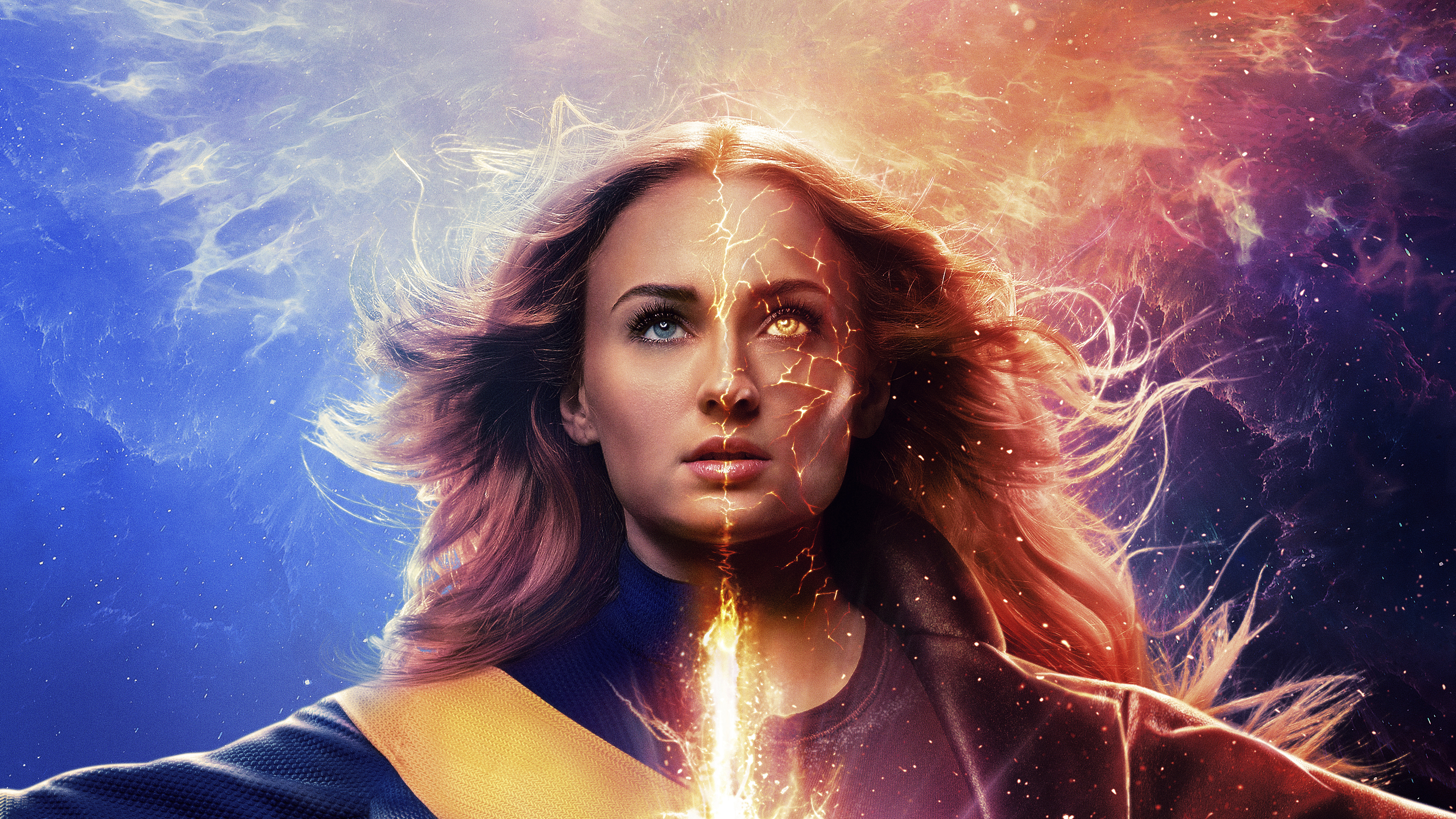Jean Grey from X-Men: Dark Phoenix HD Wallpaper