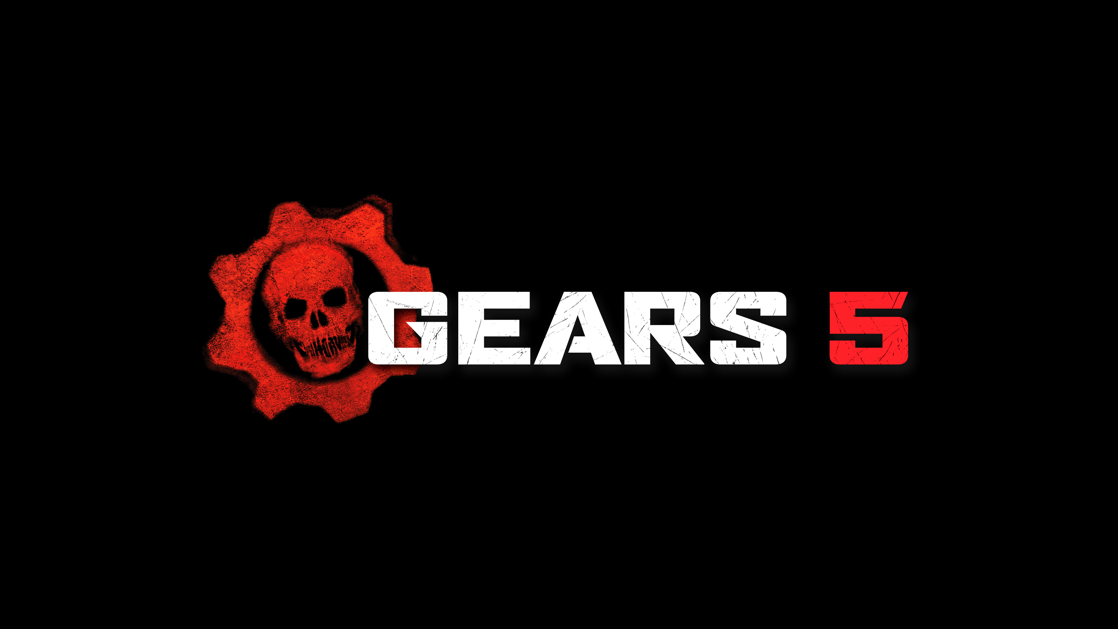 Gears 5 Logo 4K HD Wallpaper