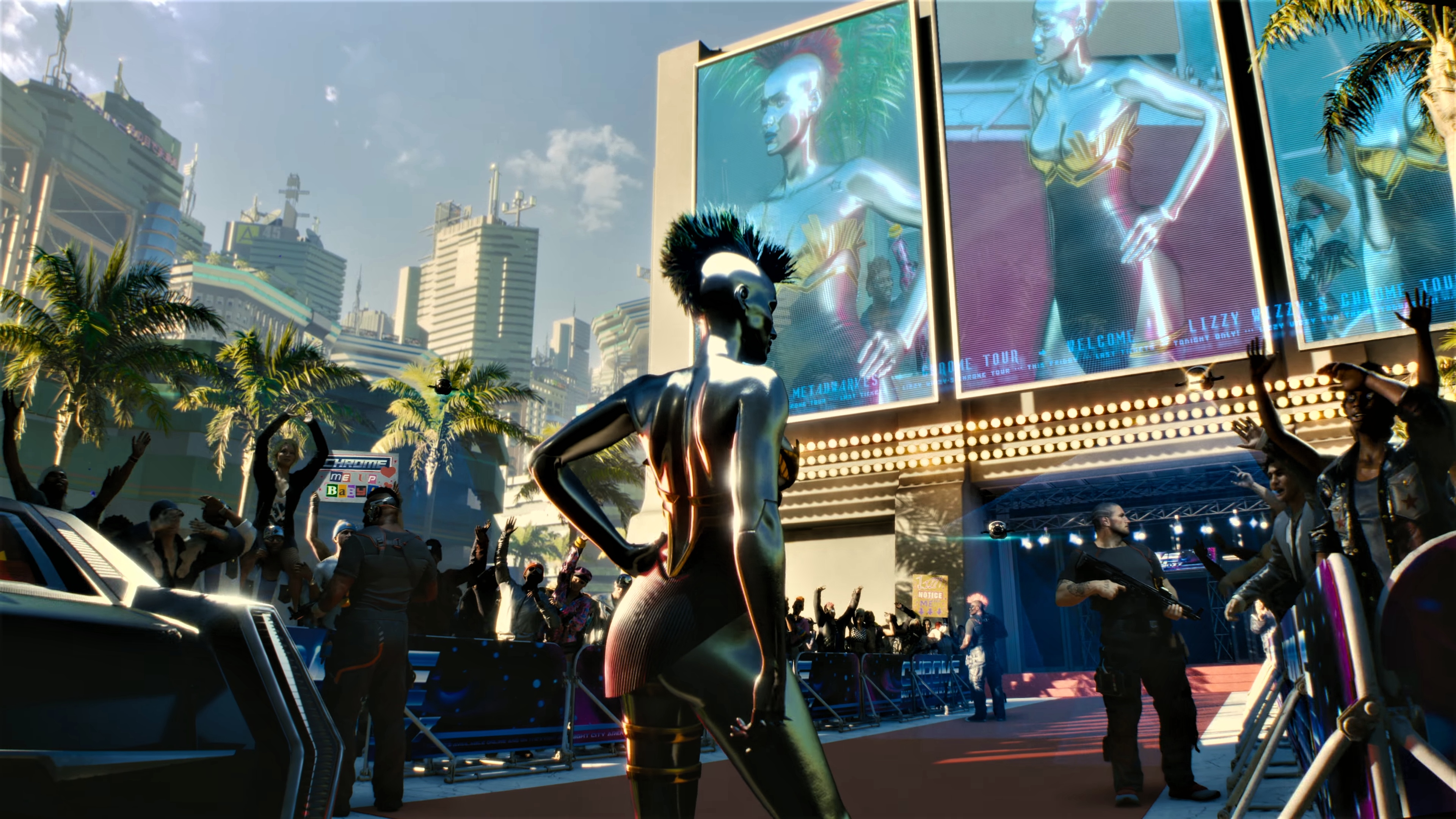Cyberpunk 2077 Lizzy Wizzy 4K HD Wallpaper