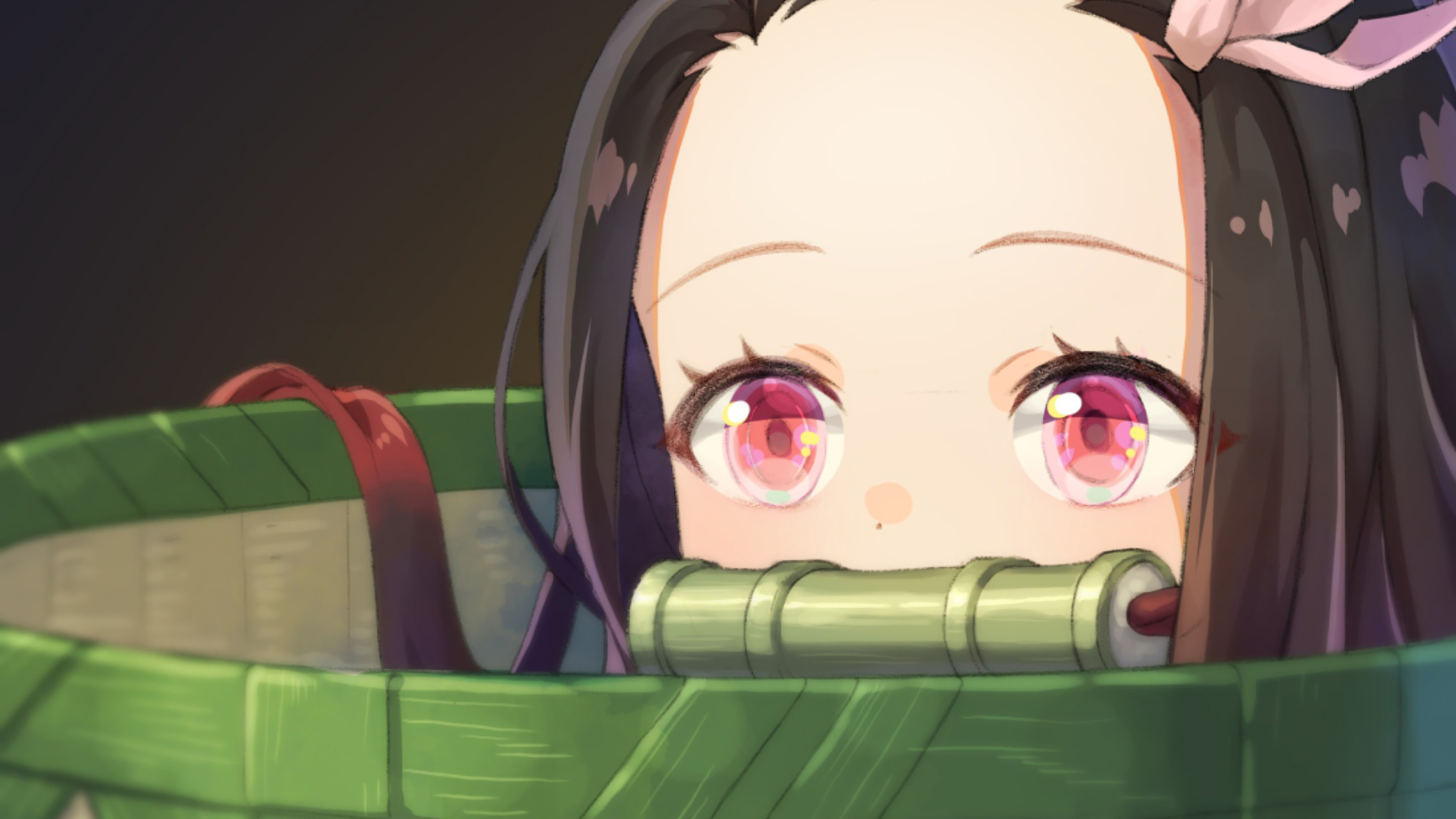Nezuko Kamado from Kimetsu No Yaiba 4K HD Wallpaper