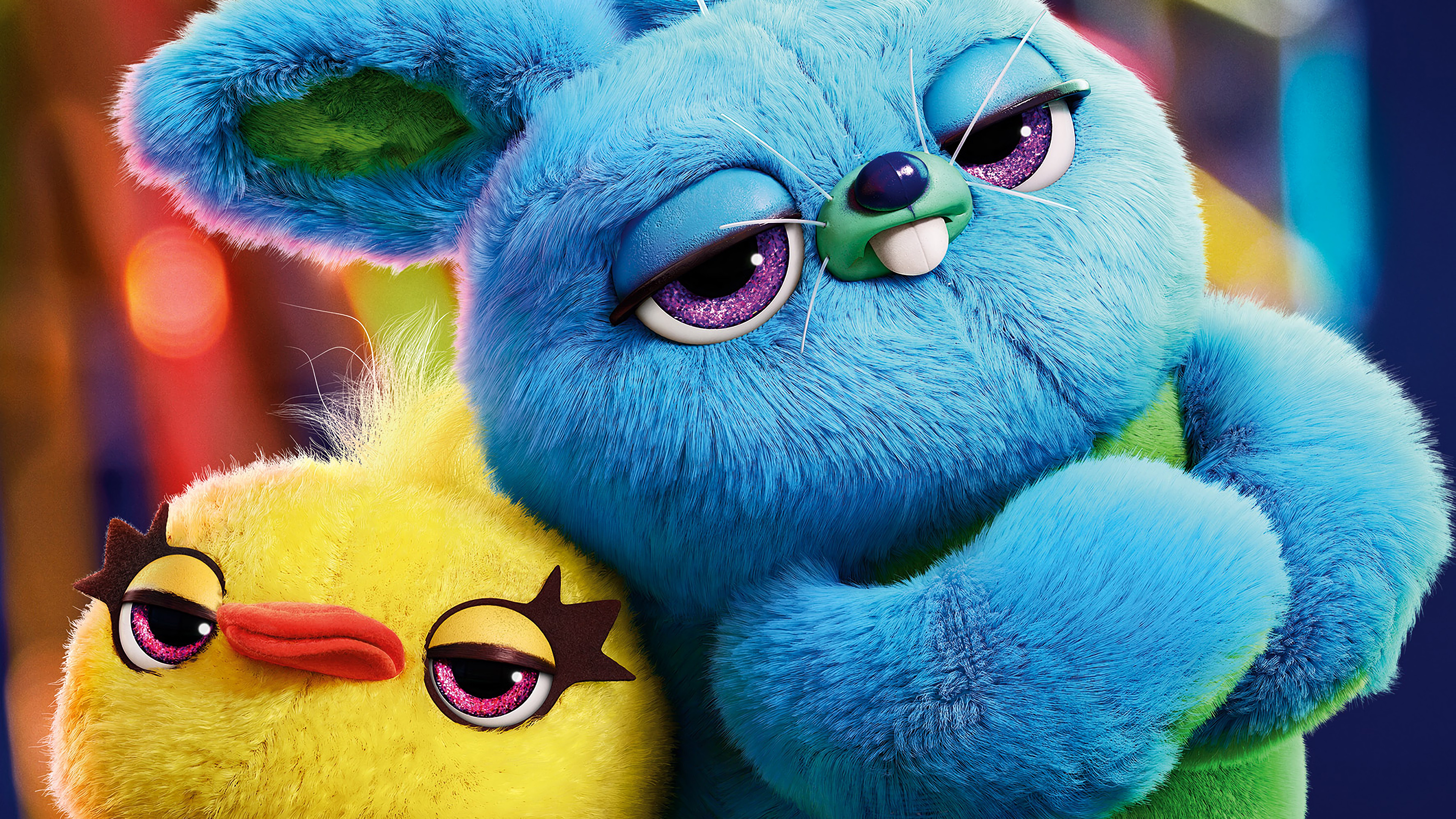 Ducky and Bunny from Toy Story 4 HD Wallpaper