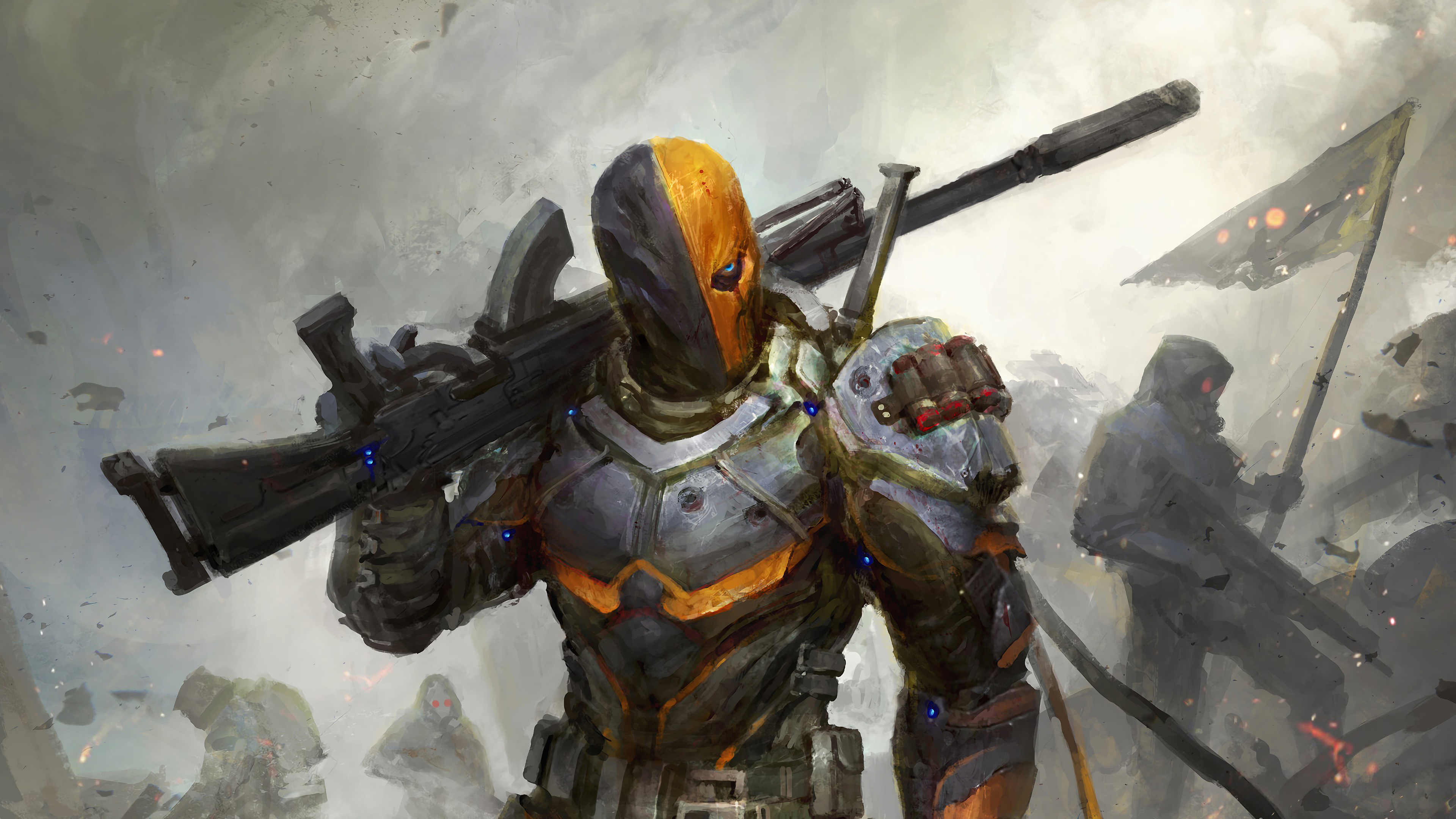 Deathstroke from DC Comics 4K HD Wallpaper